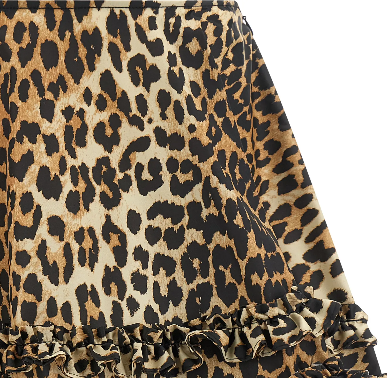 Skirt GANNI Brown Recycled Polyamide Long Skirt