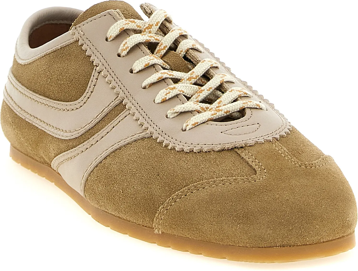 Sneakers Dries Van Noten Beige Calfskin