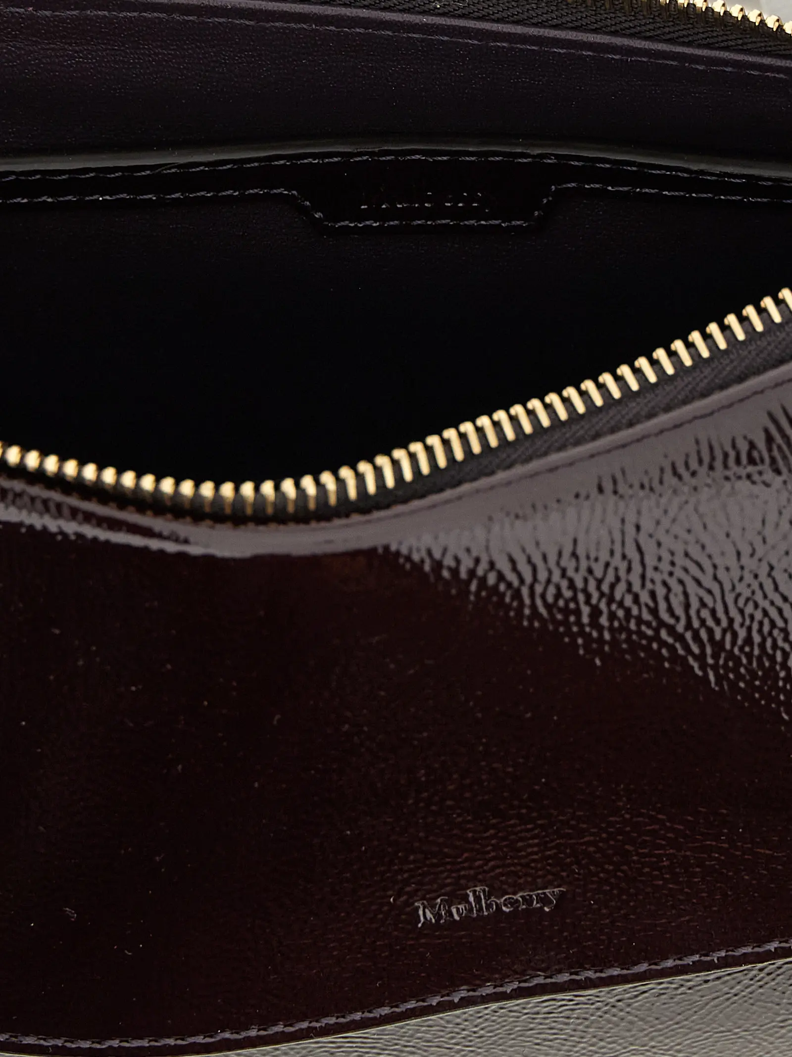 Shoulder Bag Mulberry Purple Calfskin