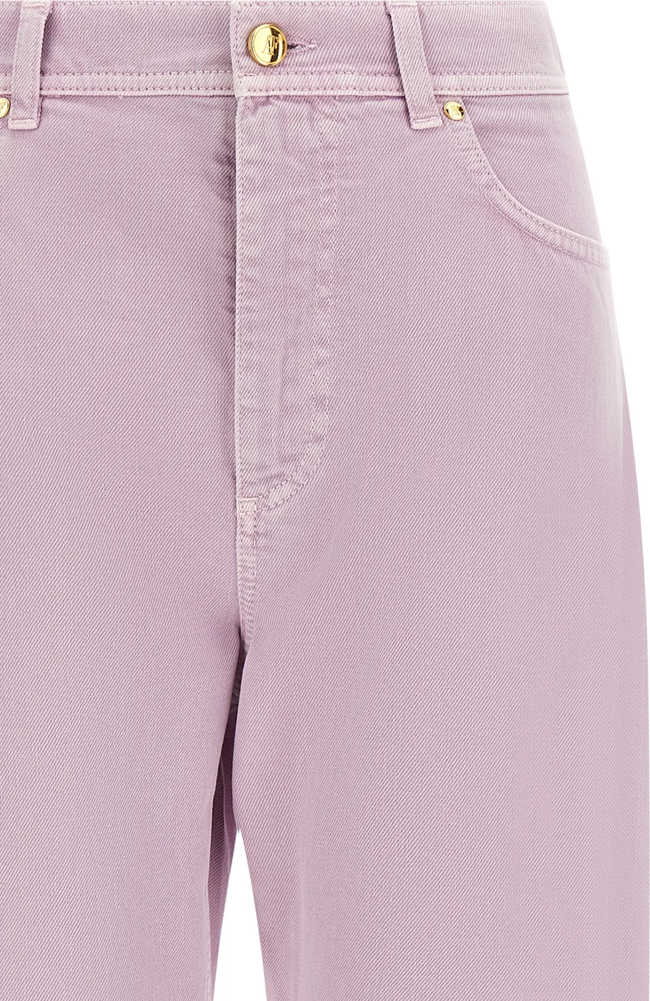 Alberta Ferretti Multicolor Cotton Straight-Leg Jeans