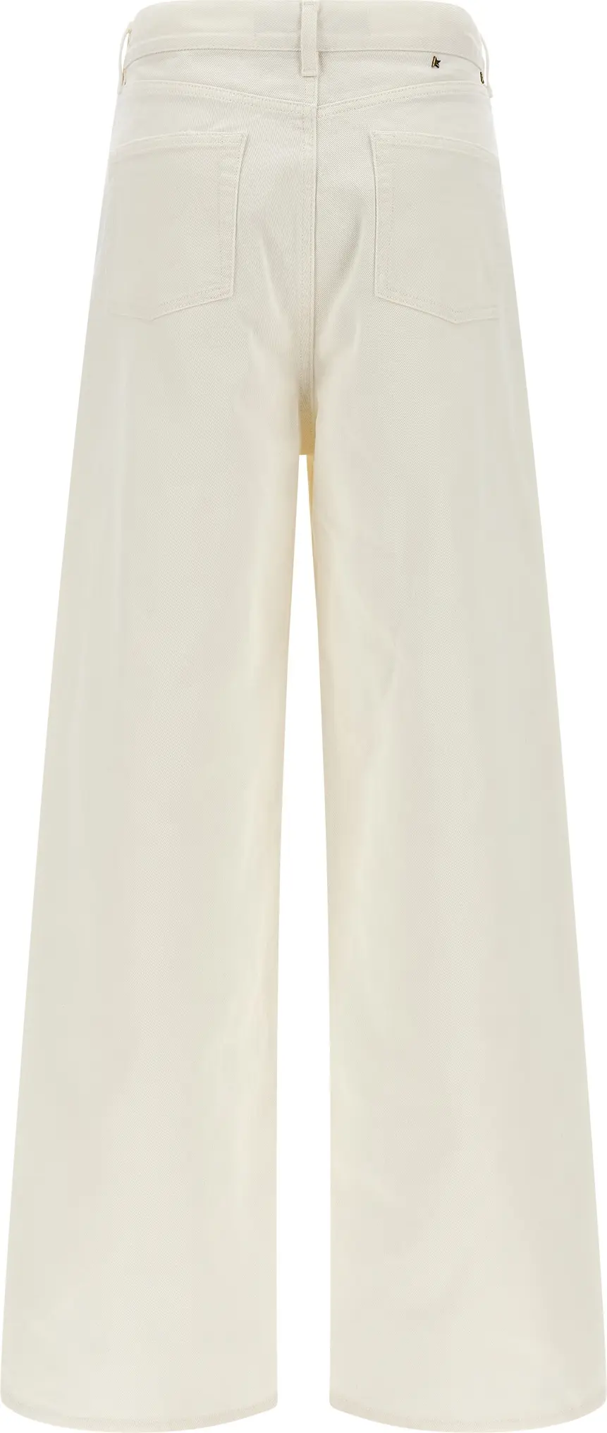 White Cotton Jeans Golden Goose
