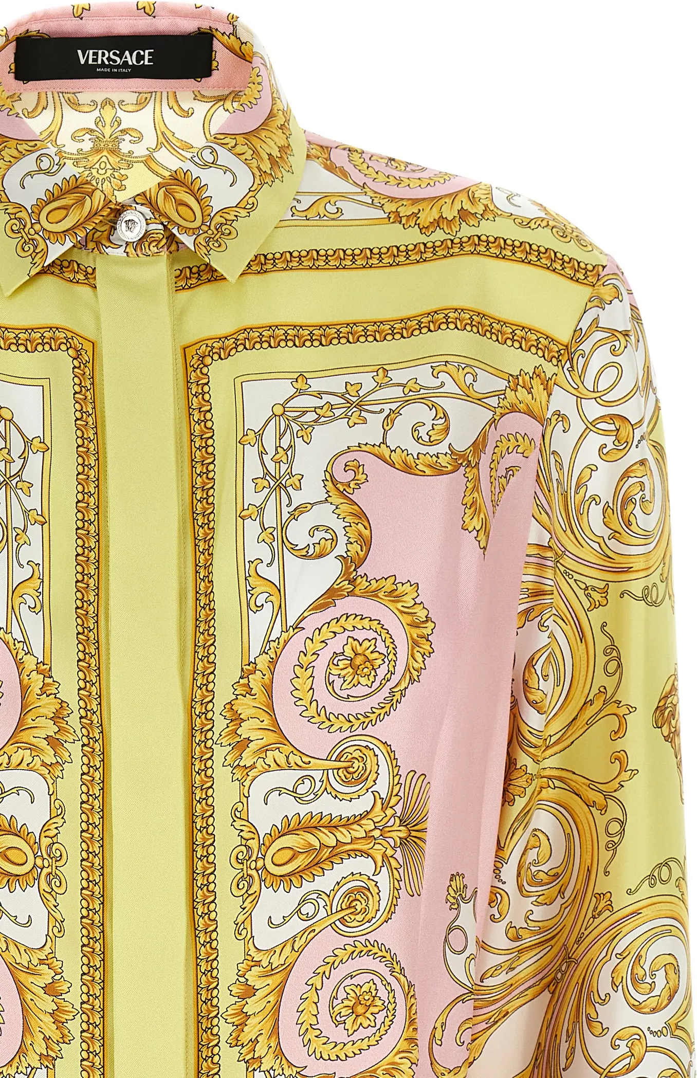Versace Multicolor Silk Short Dress