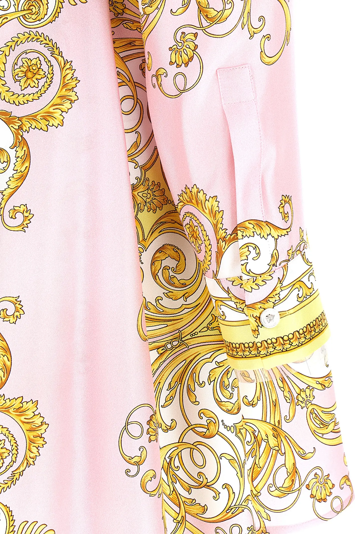 Versace Multicolor Silk Short Dress