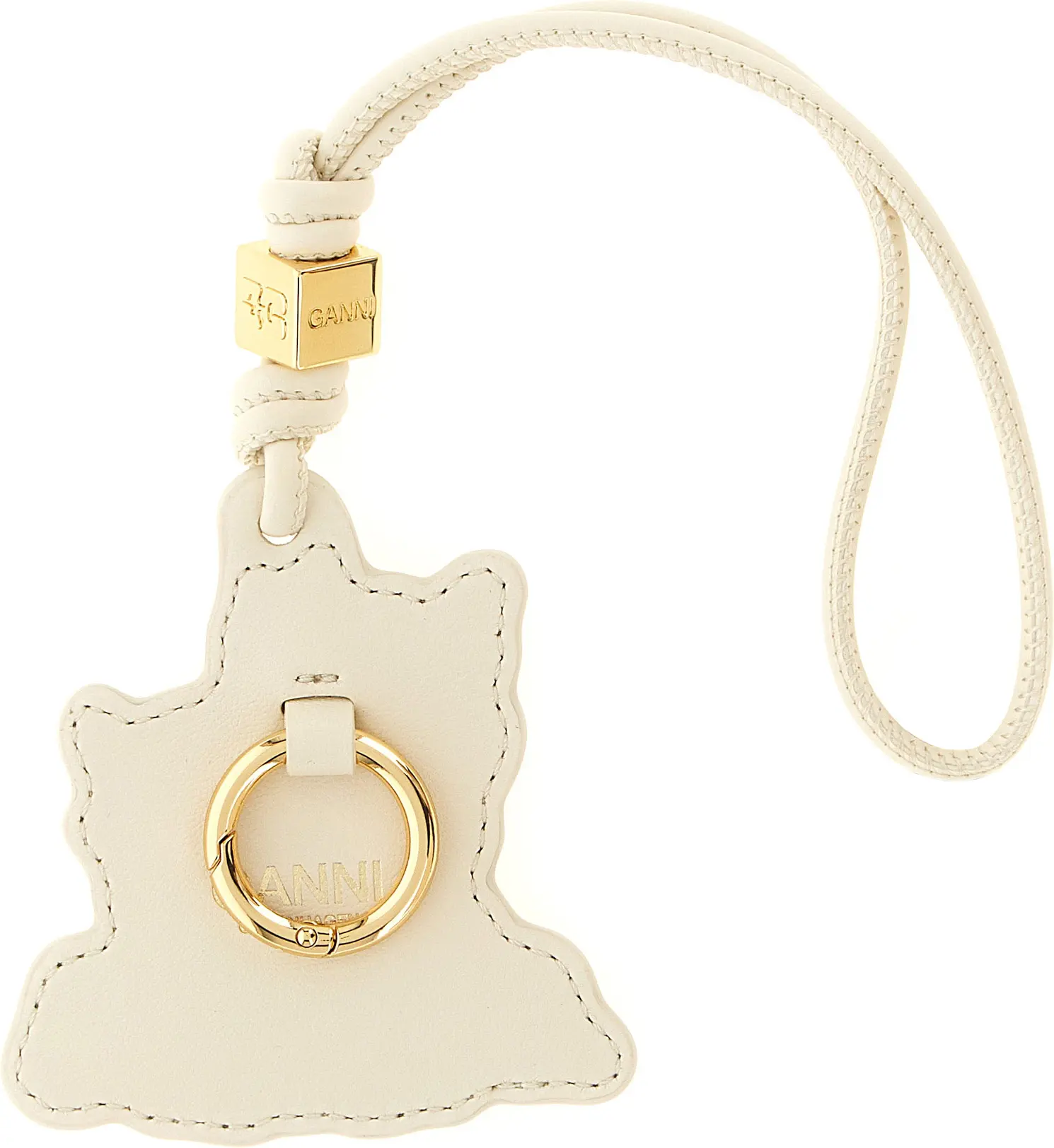 Leather Keychain GANNI