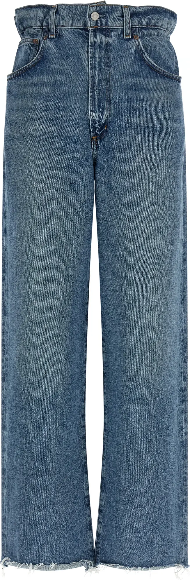 Jeans AGOLDE Blue Cotton Straight-Leg Jeans
