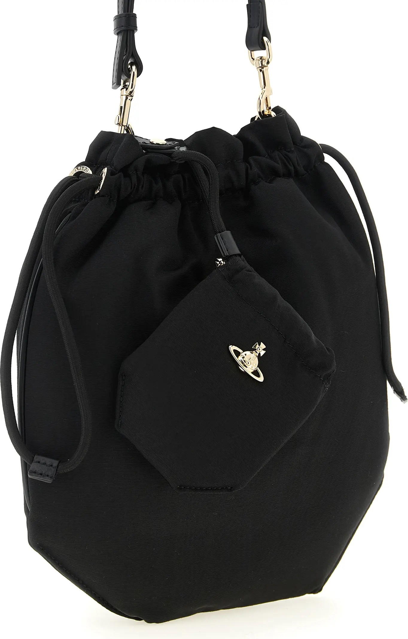 Black Viscose Handbag Vivienne Westwood