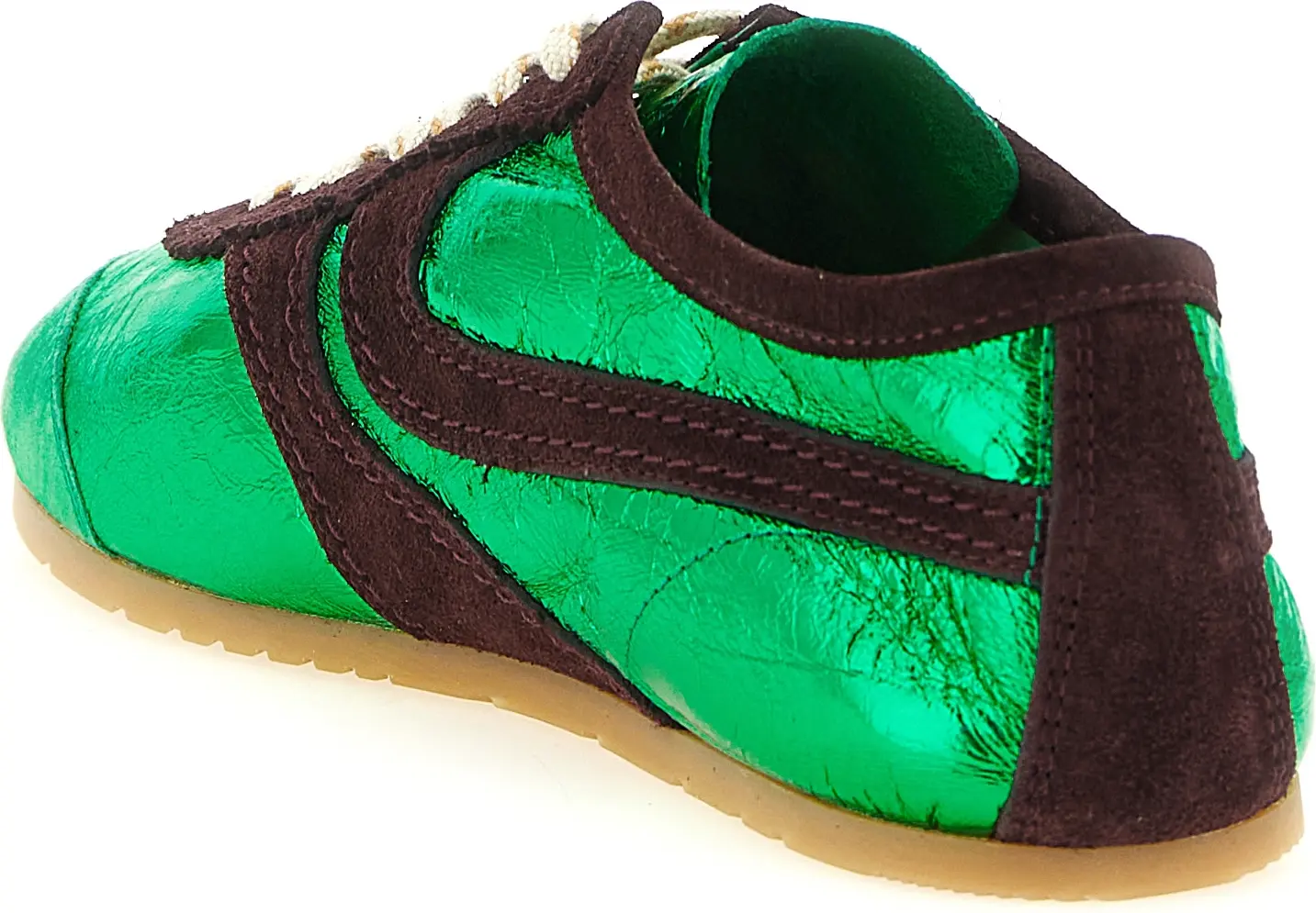 Bicolor Lamb Leather Sneakers Dries Van Noten