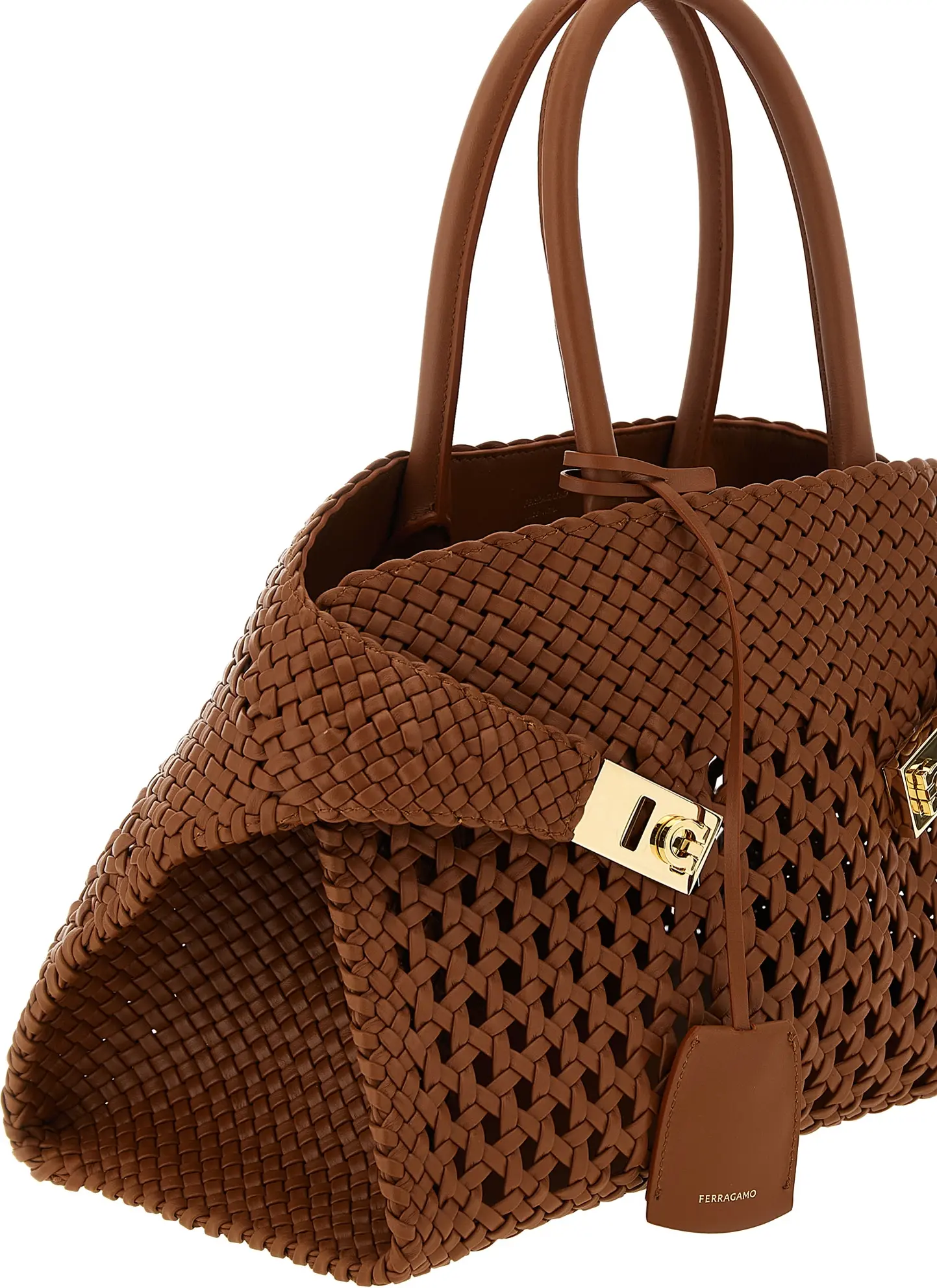 Сумочка Коричневая из Телячьей Кожи Ferragamo