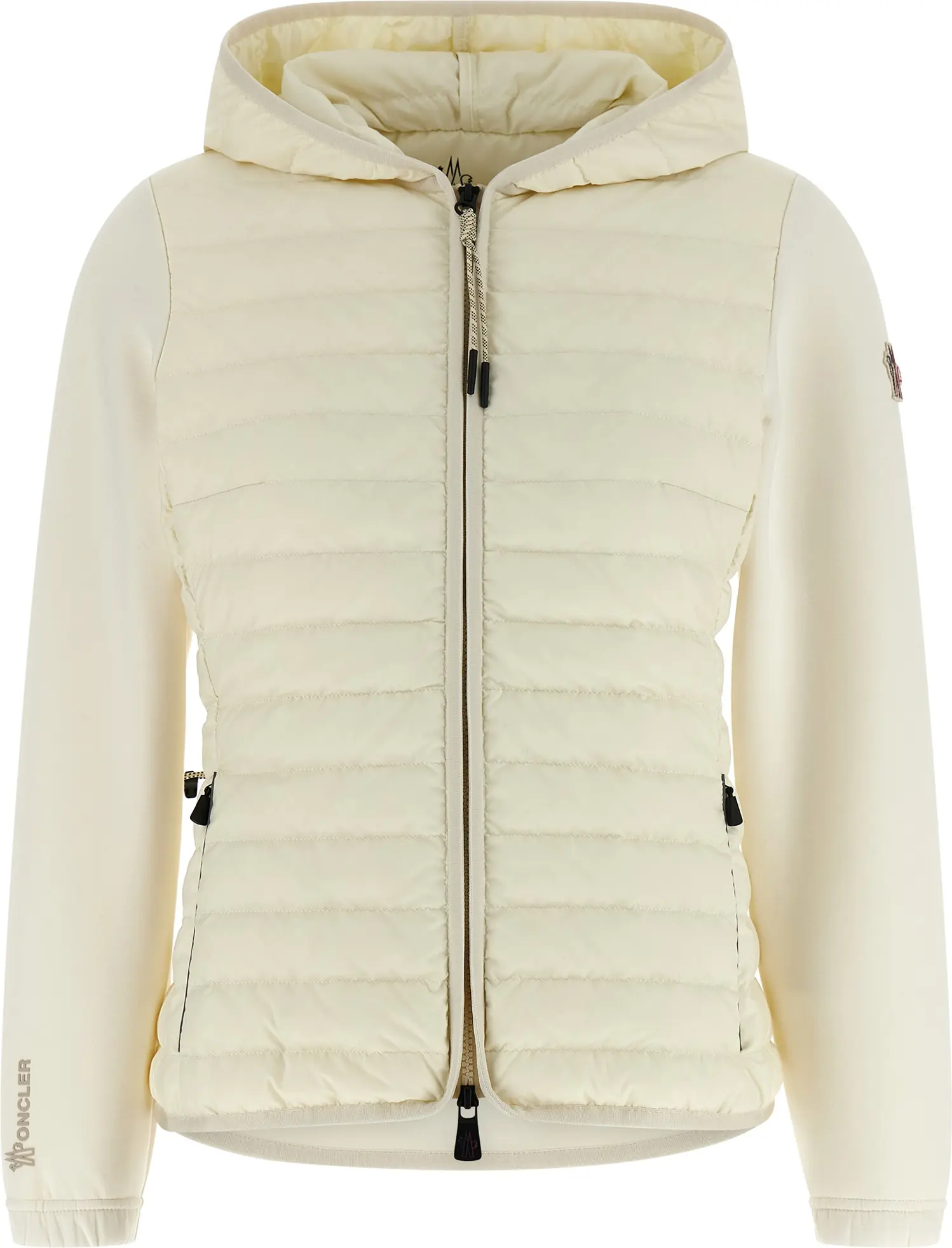 Белый топ из полиамида Moncler Grenoble