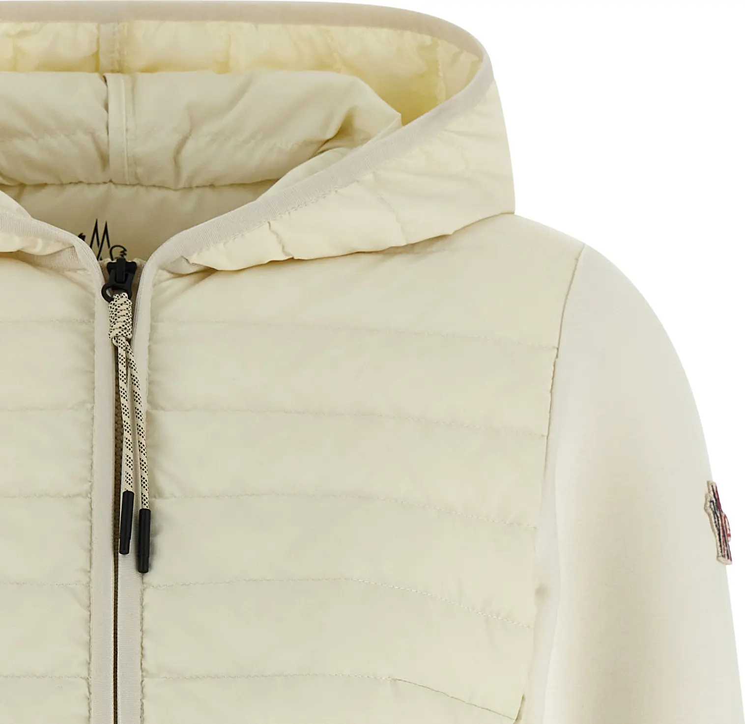 Белый топ из полиамида Moncler Grenoble