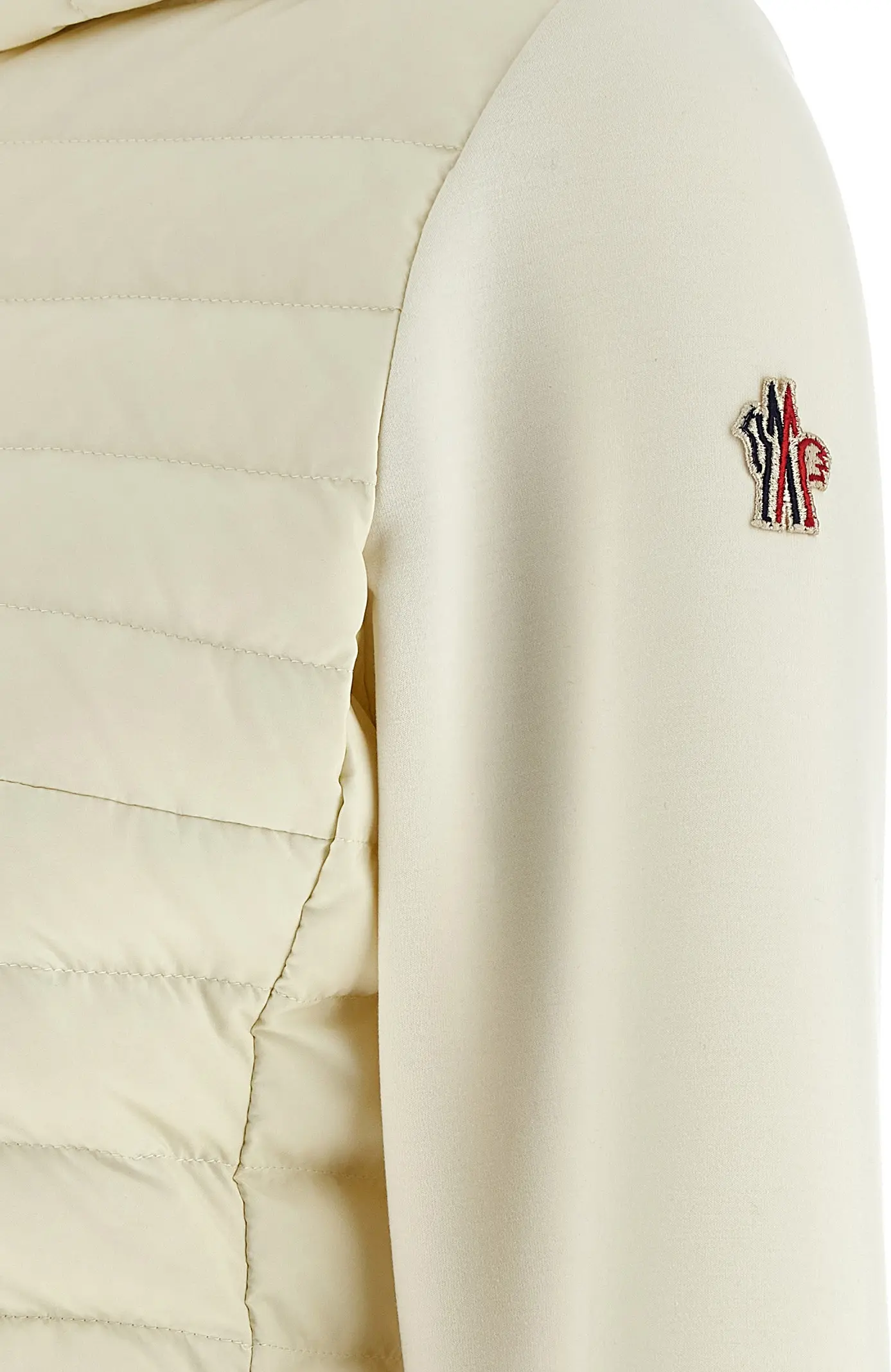 Белый топ из полиамида Moncler Grenoble