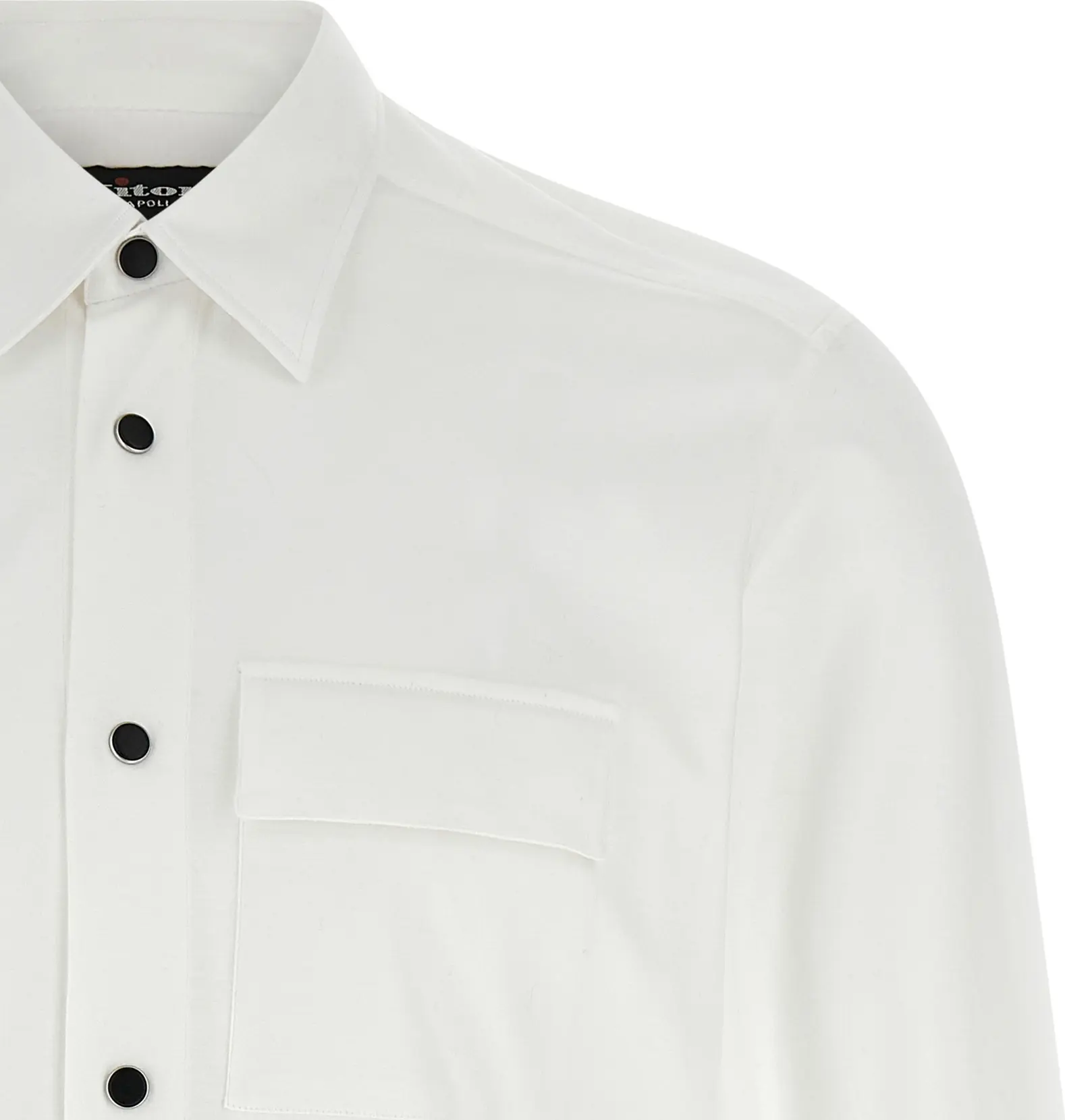White Cotton Blouse Kiton