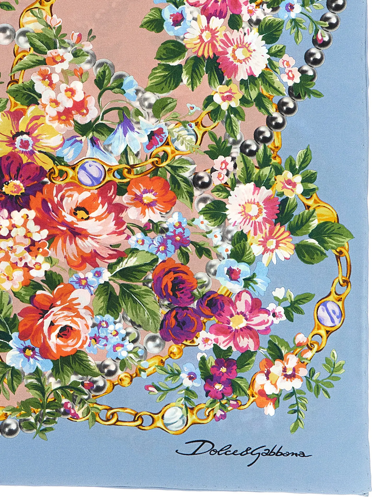 Scarf Dolce & Gabbana Mazzolini di Fiori