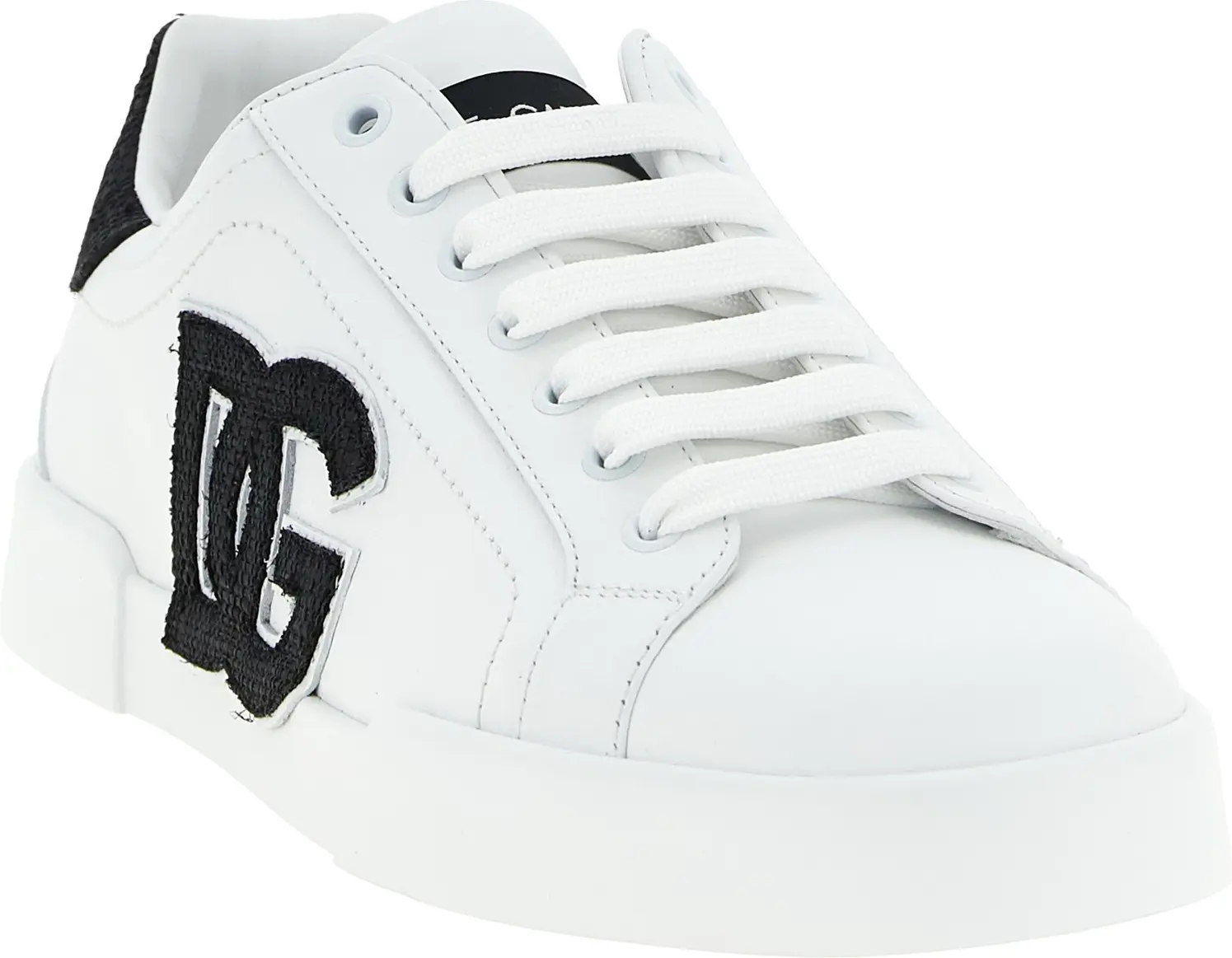 Bicolor Calfskin Low Top Sneakers Dolce & Gabbana