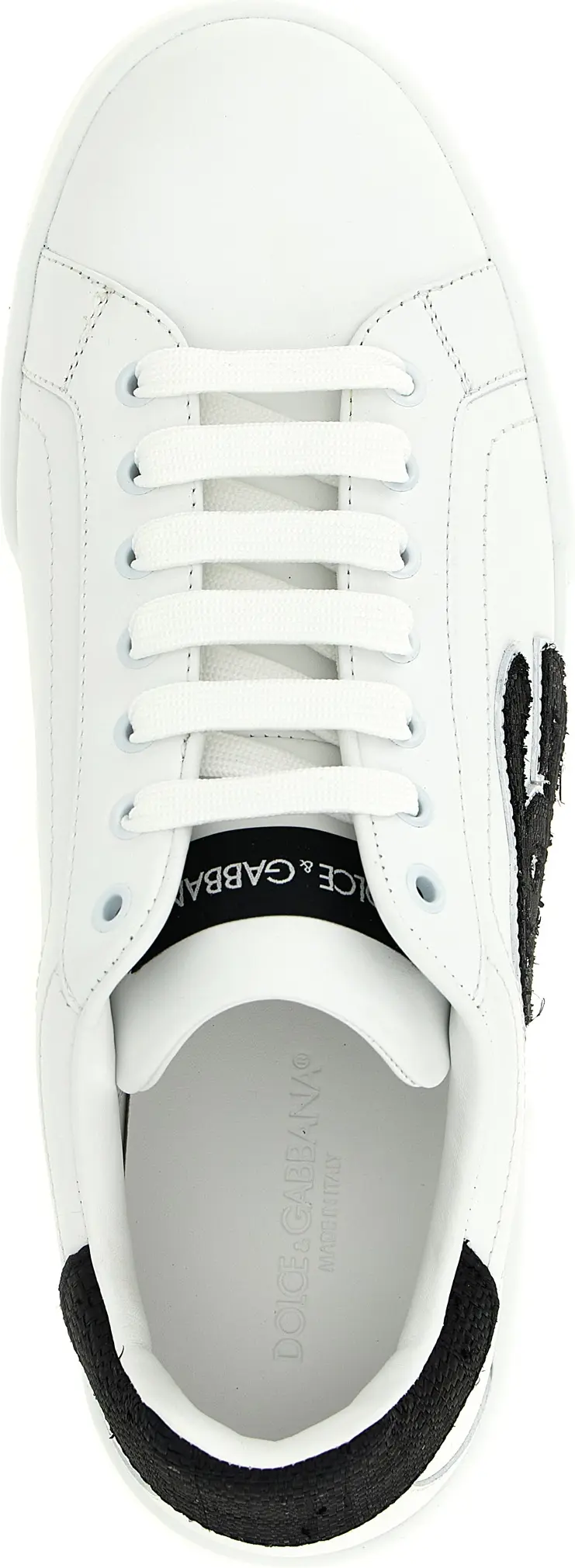 Bicolor Calfskin Low Top Sneakers Dolce & Gabbana