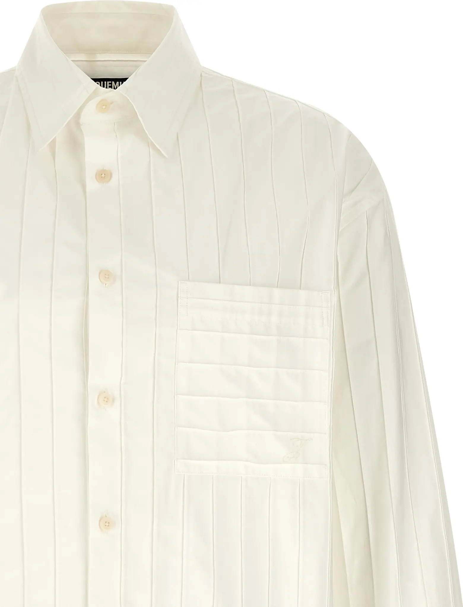 White Cotton Blouse Jacquemus