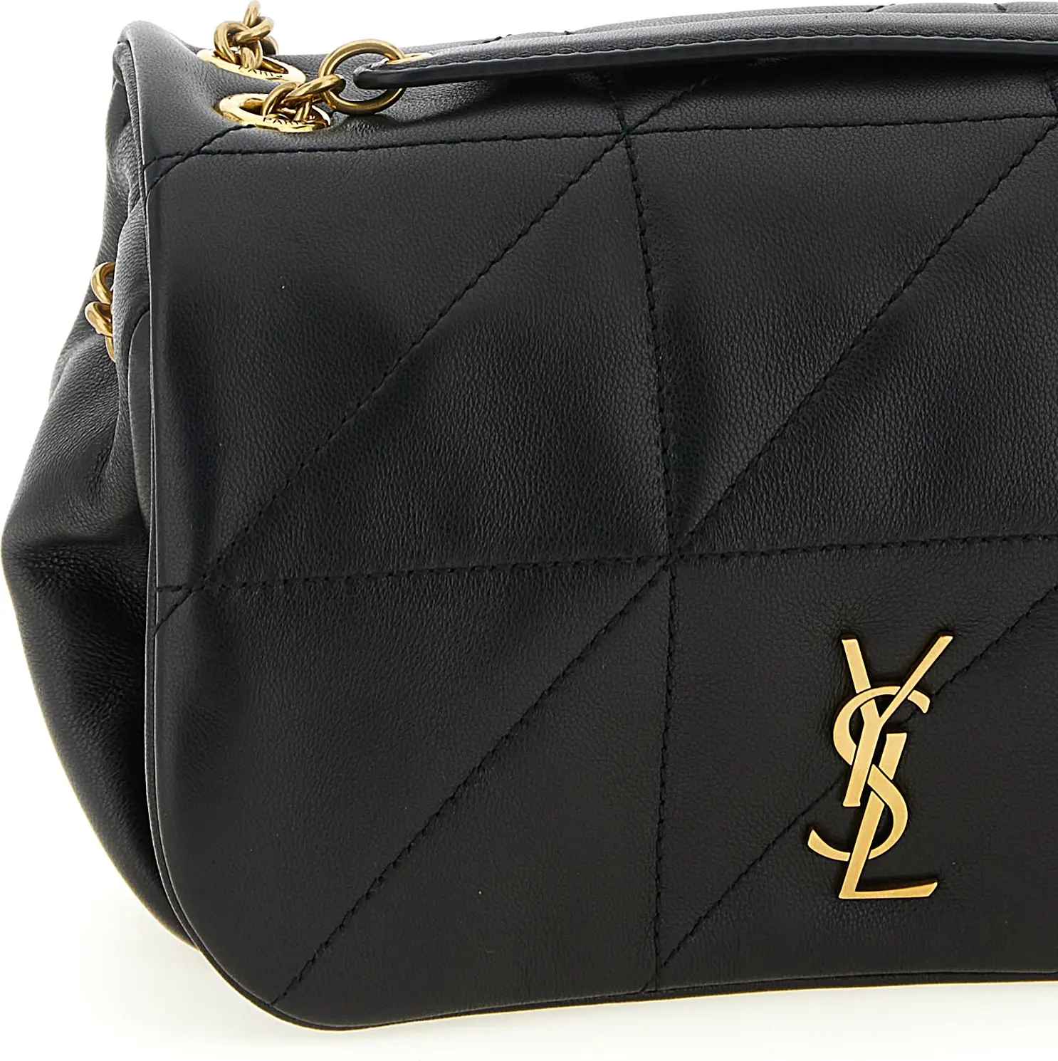 Сумка через плечо Saint Laurent Черная Наппа