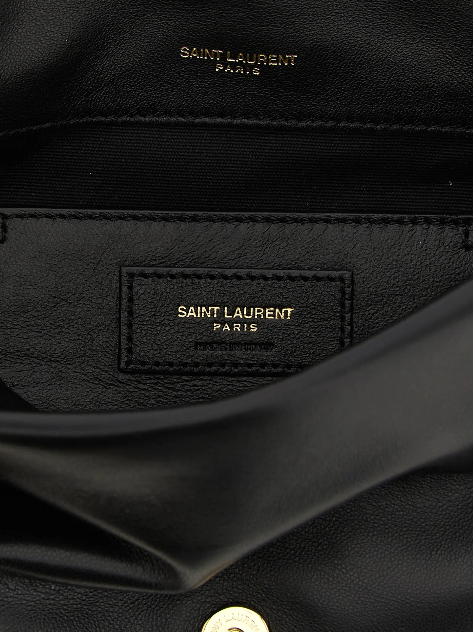 Сумка через плечо Saint Laurent Черная Наппа