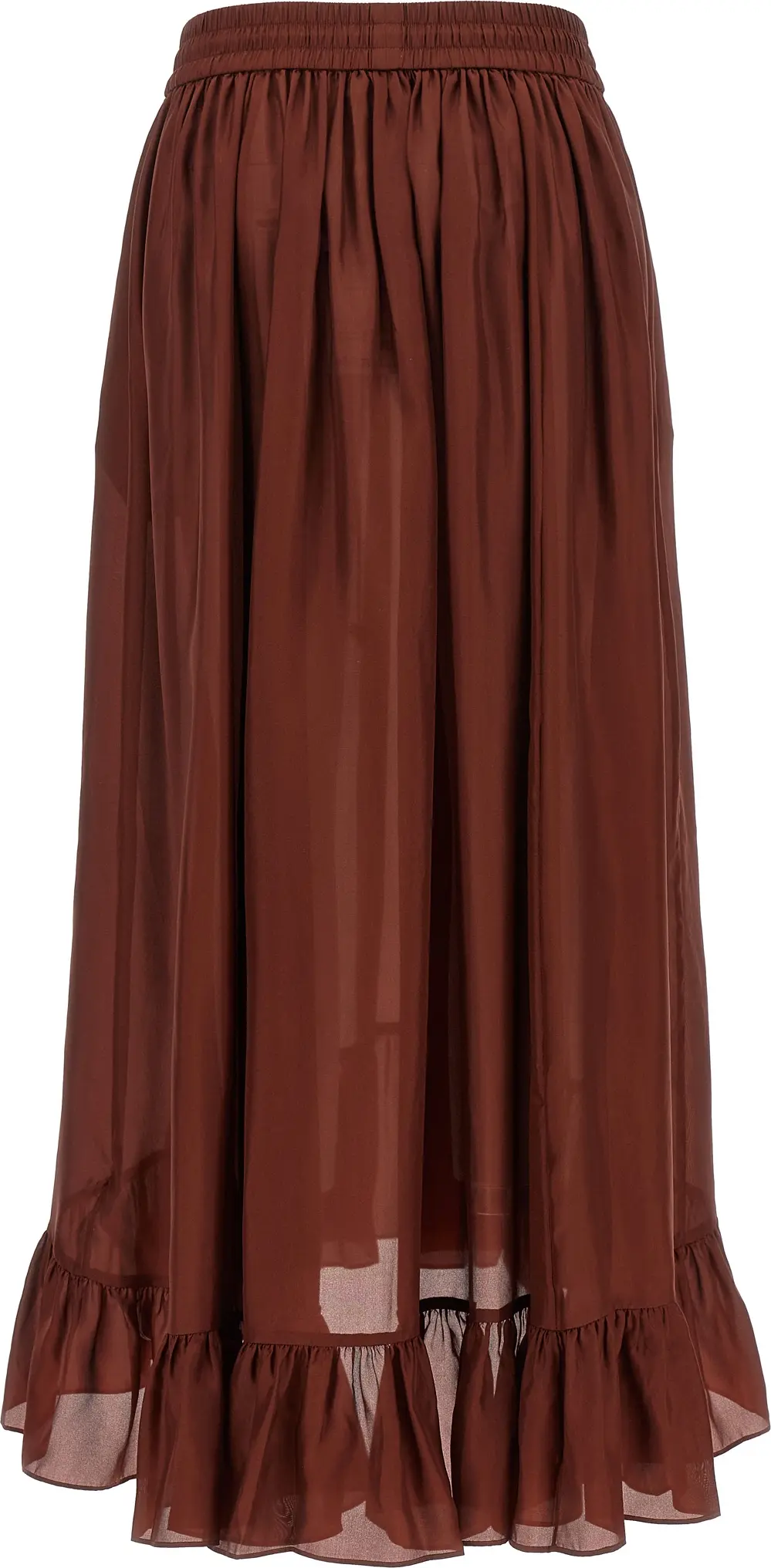 Zimmermann Bordeaux ipak mini yubka