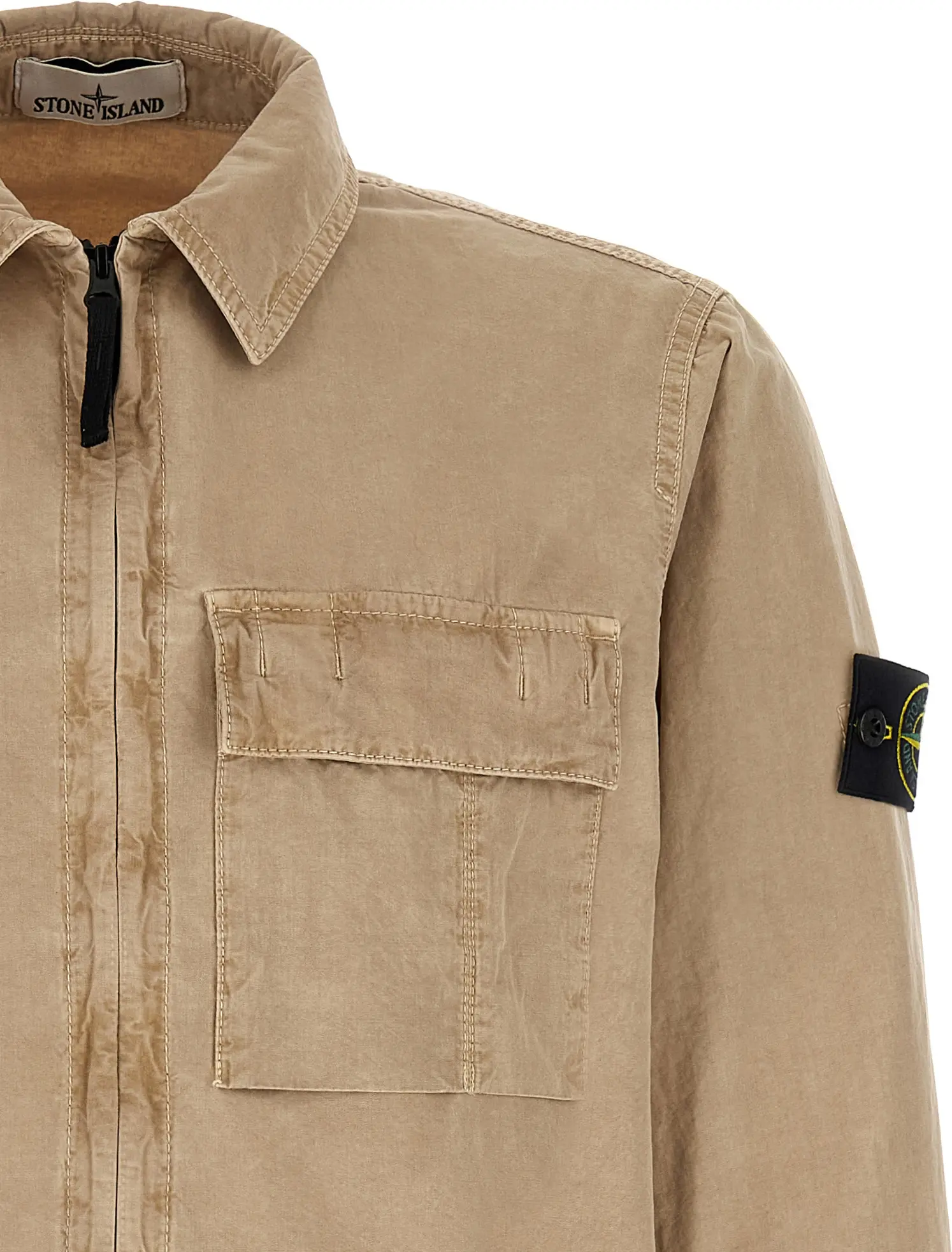Overshirt Бежевая хлопковая блузка Stone Island