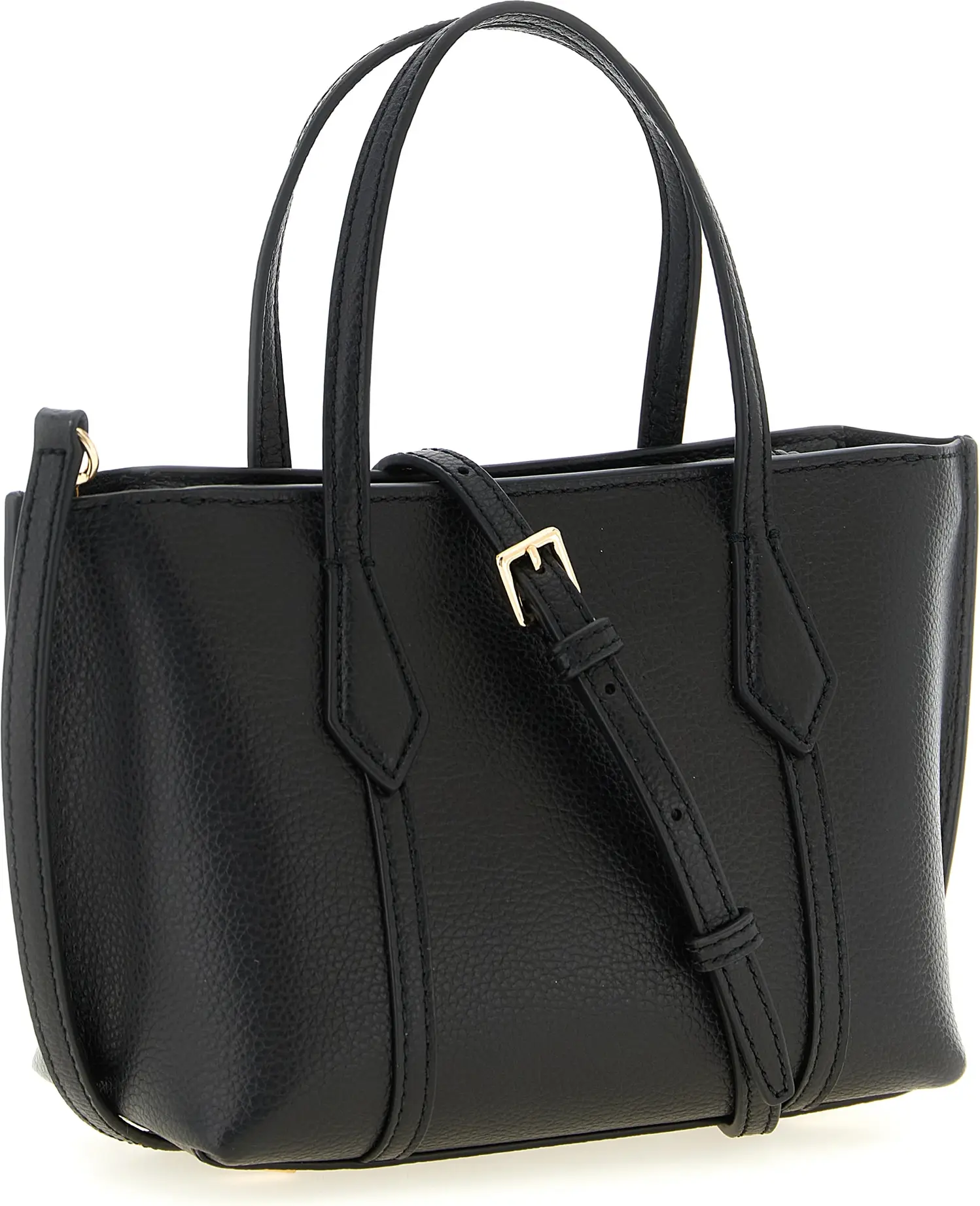 Black Cowhide Handbag Tory Burch