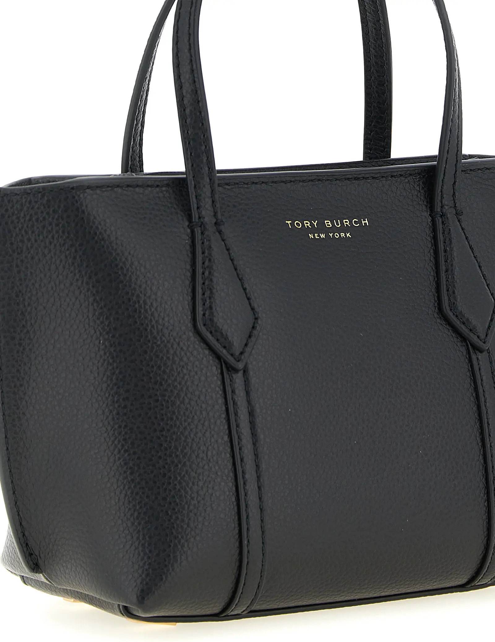 Black Cowhide Handbag Tory Burch