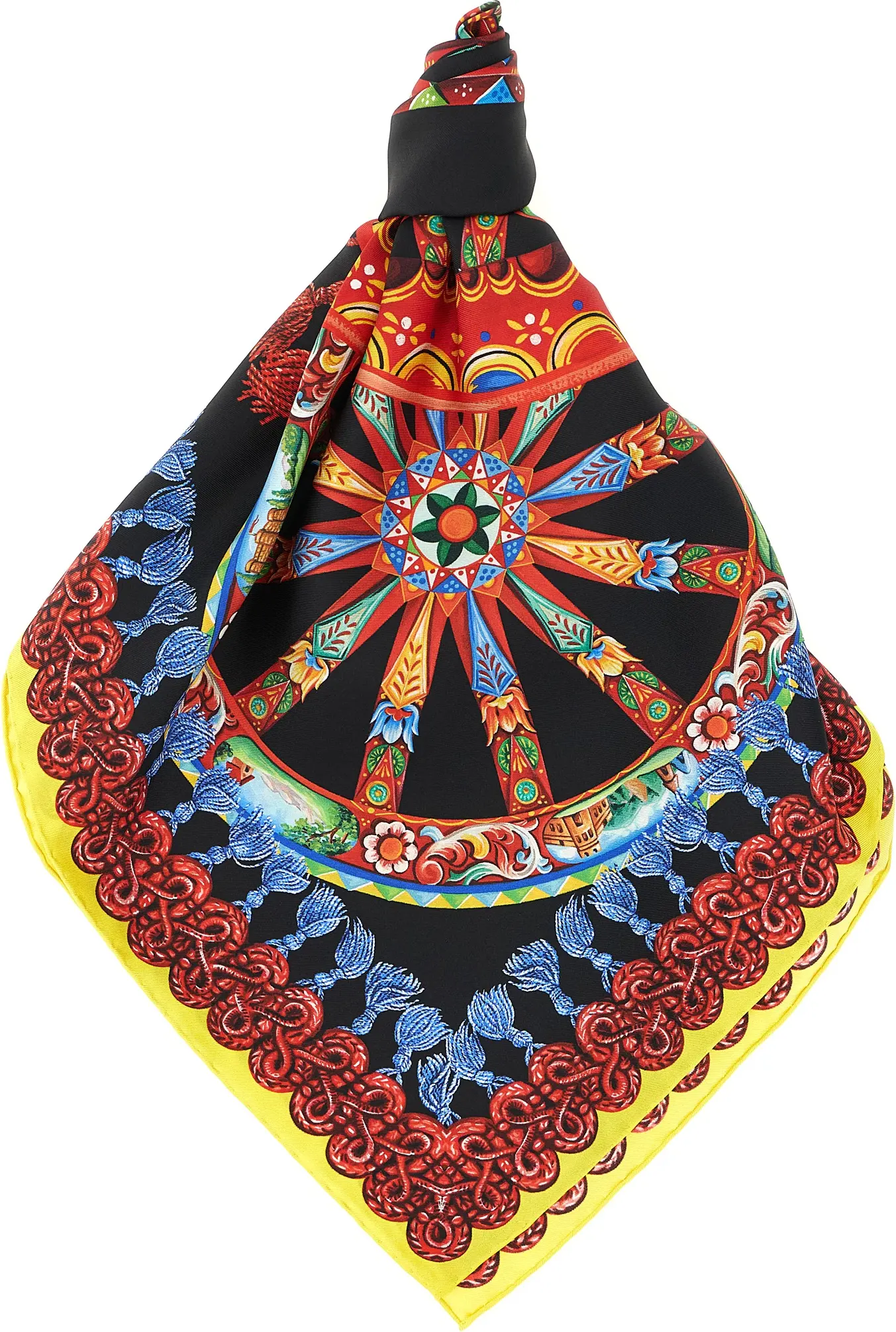Multicolor Silk Scarf Dolce & Gabbana