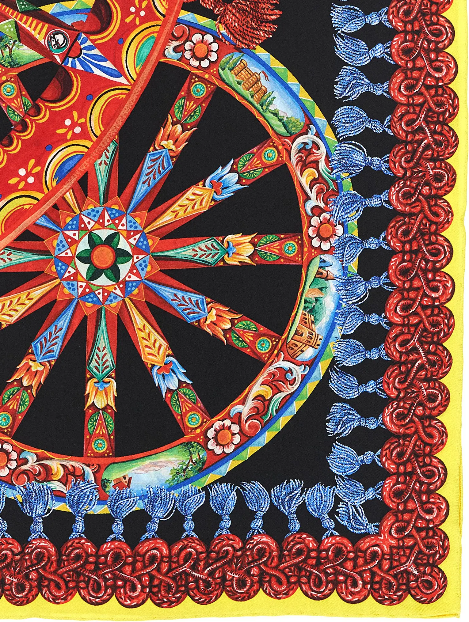Multicolor Silk Scarf Dolce & Gabbana