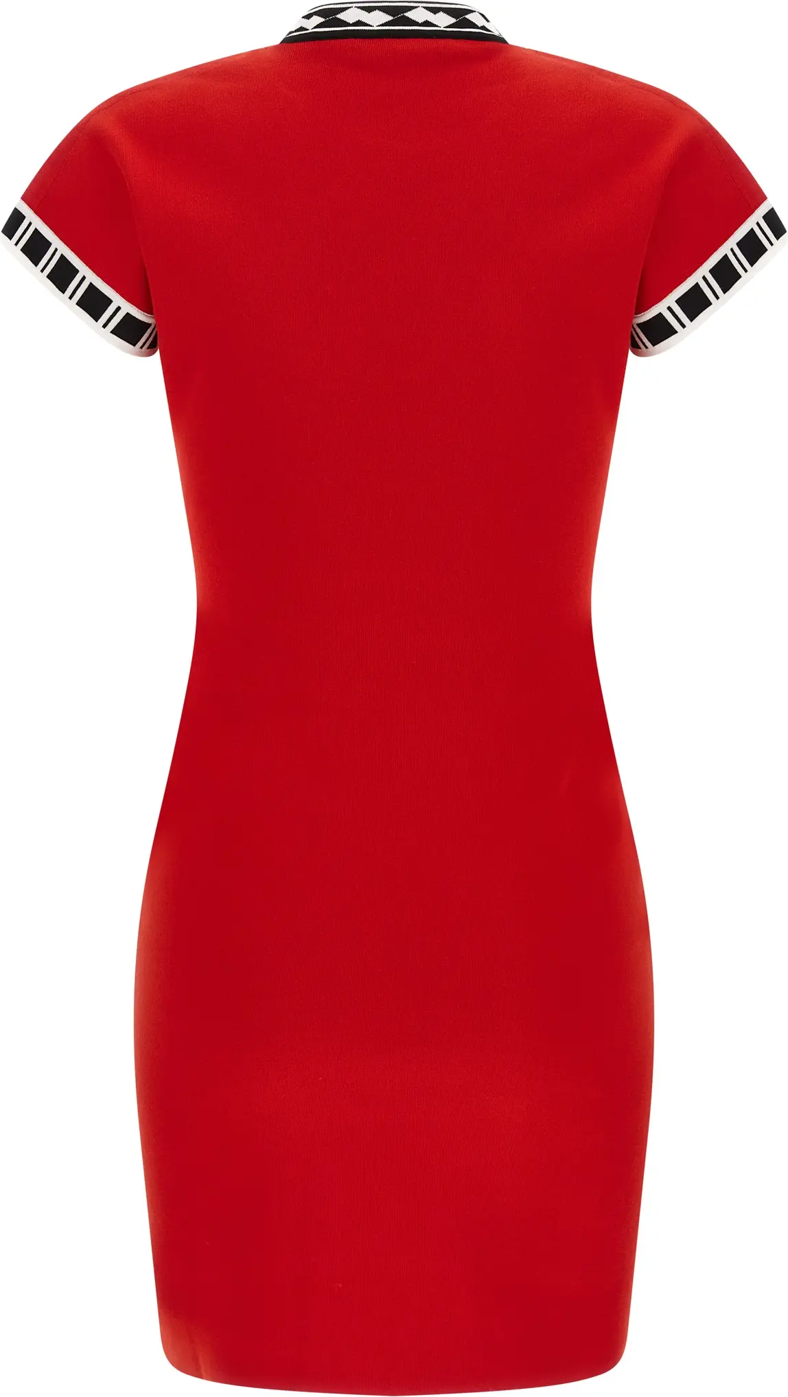 Cotton Mini Dress Versace
