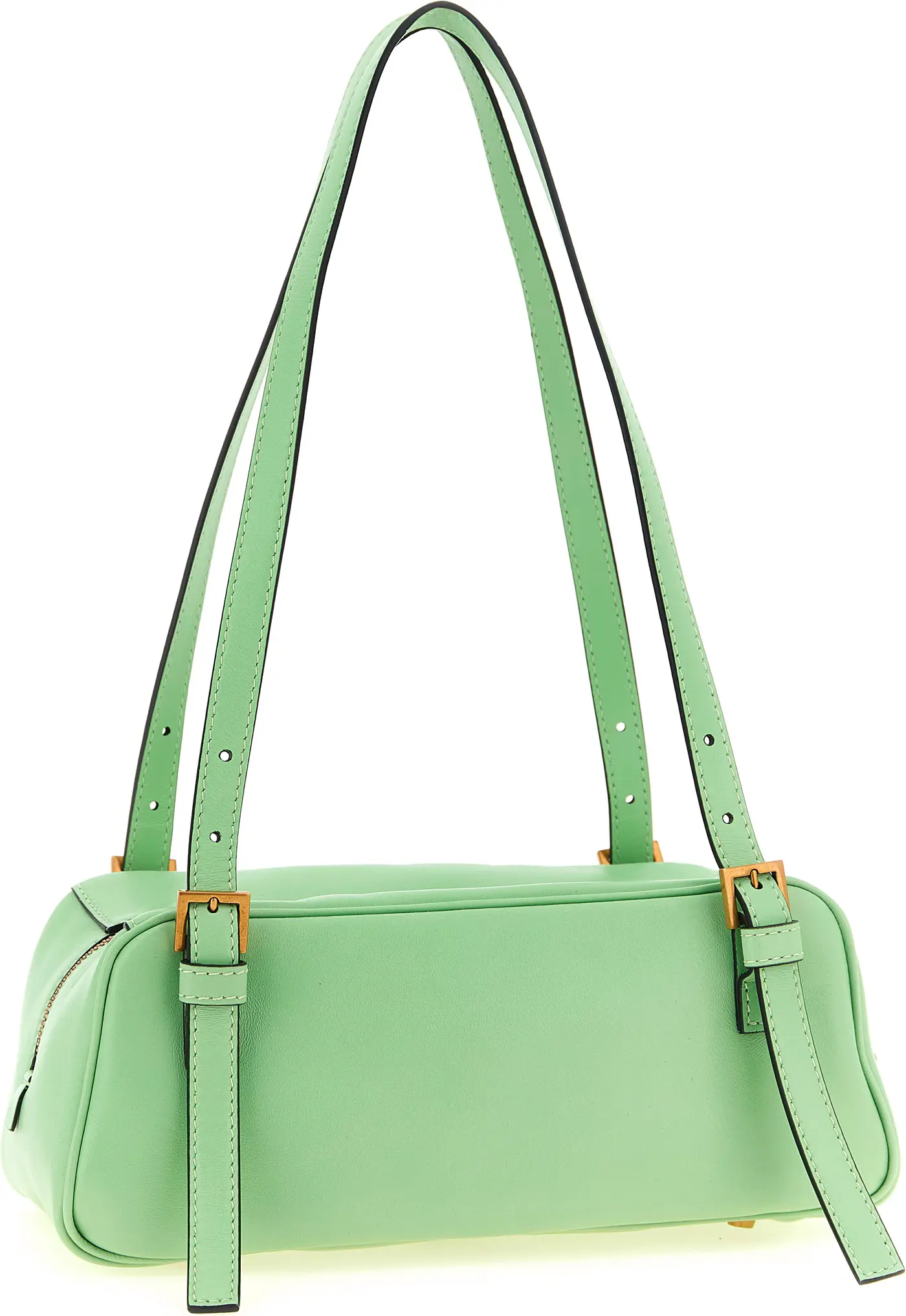 Bicolor Lamb Leather Shoulder Bag Versace