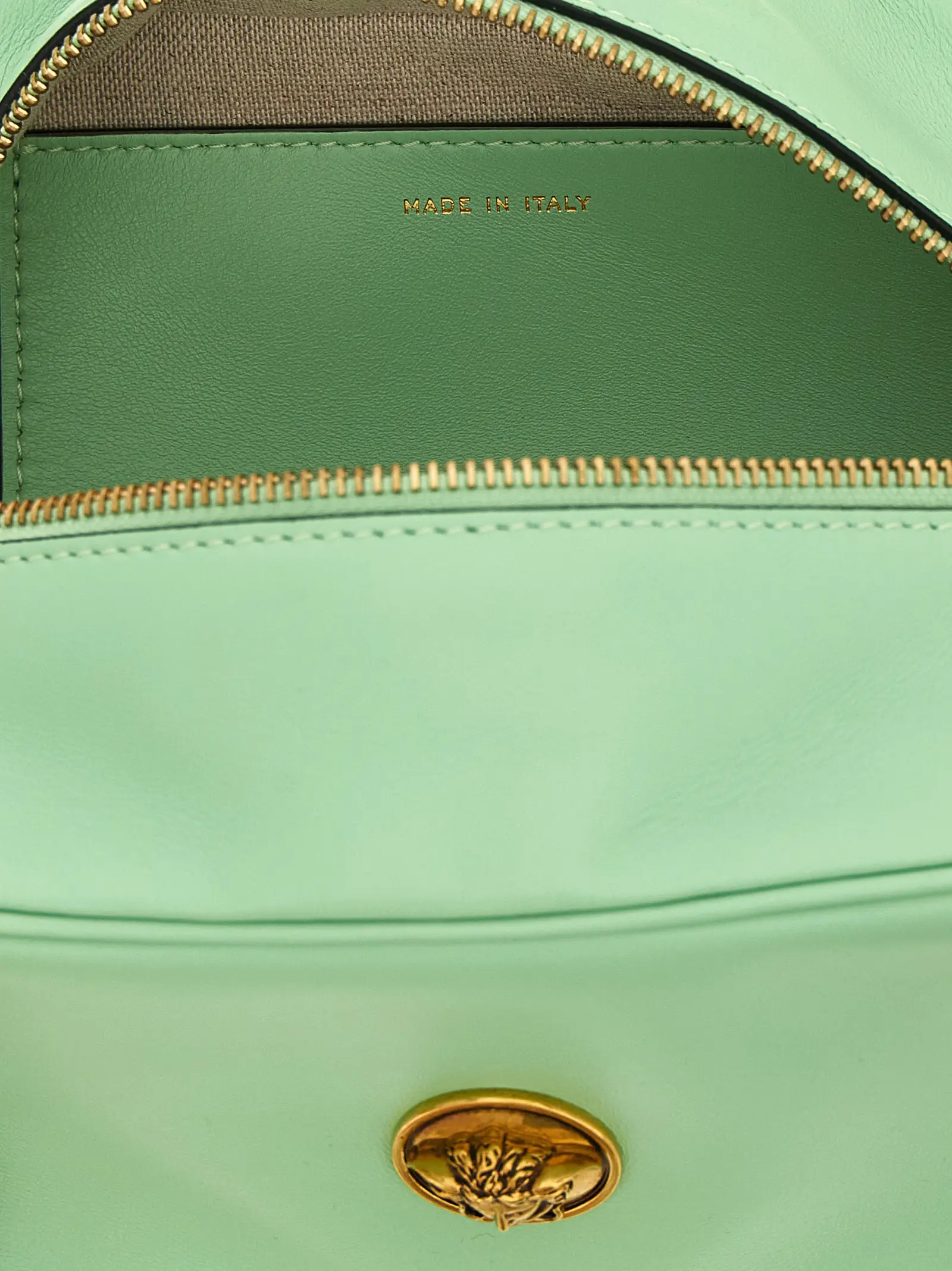 Bicolor Lamb Leather Shoulder Bag Versace