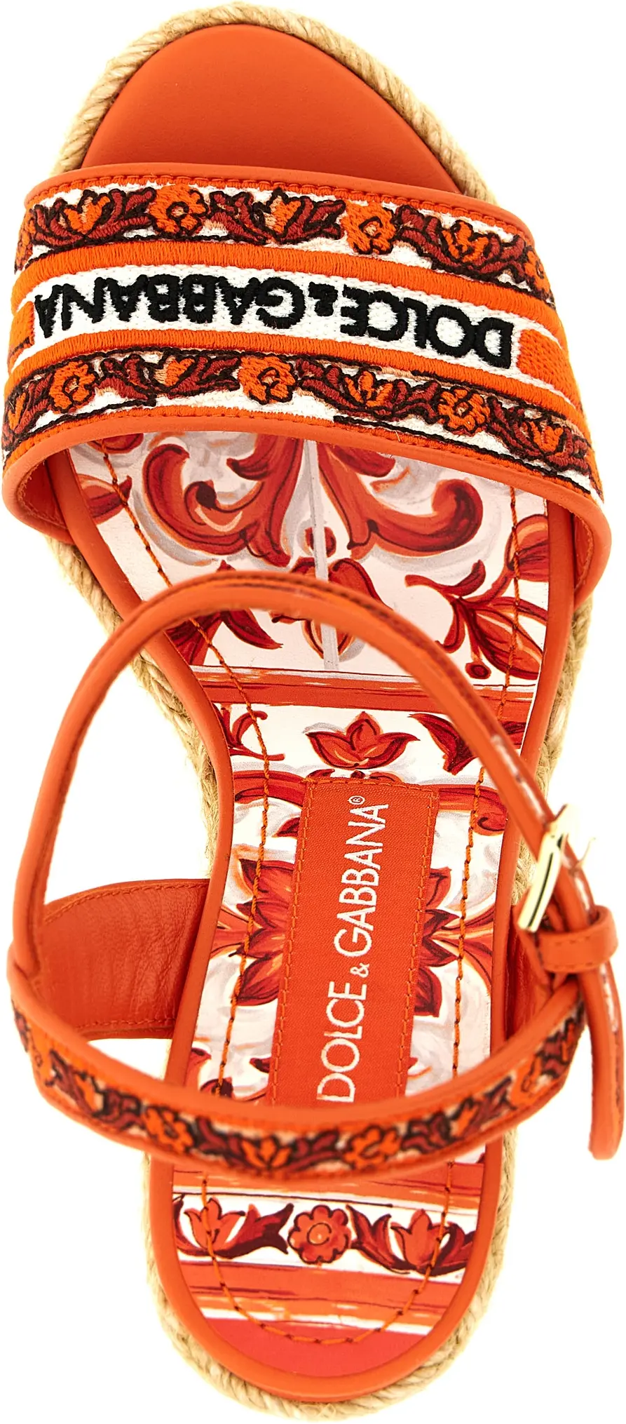 Босоножки на танкетке Dolce & Gabbana