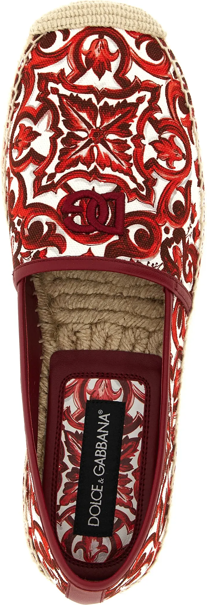 Dolce & Gabbana dan paxtadan tikilgan espadril