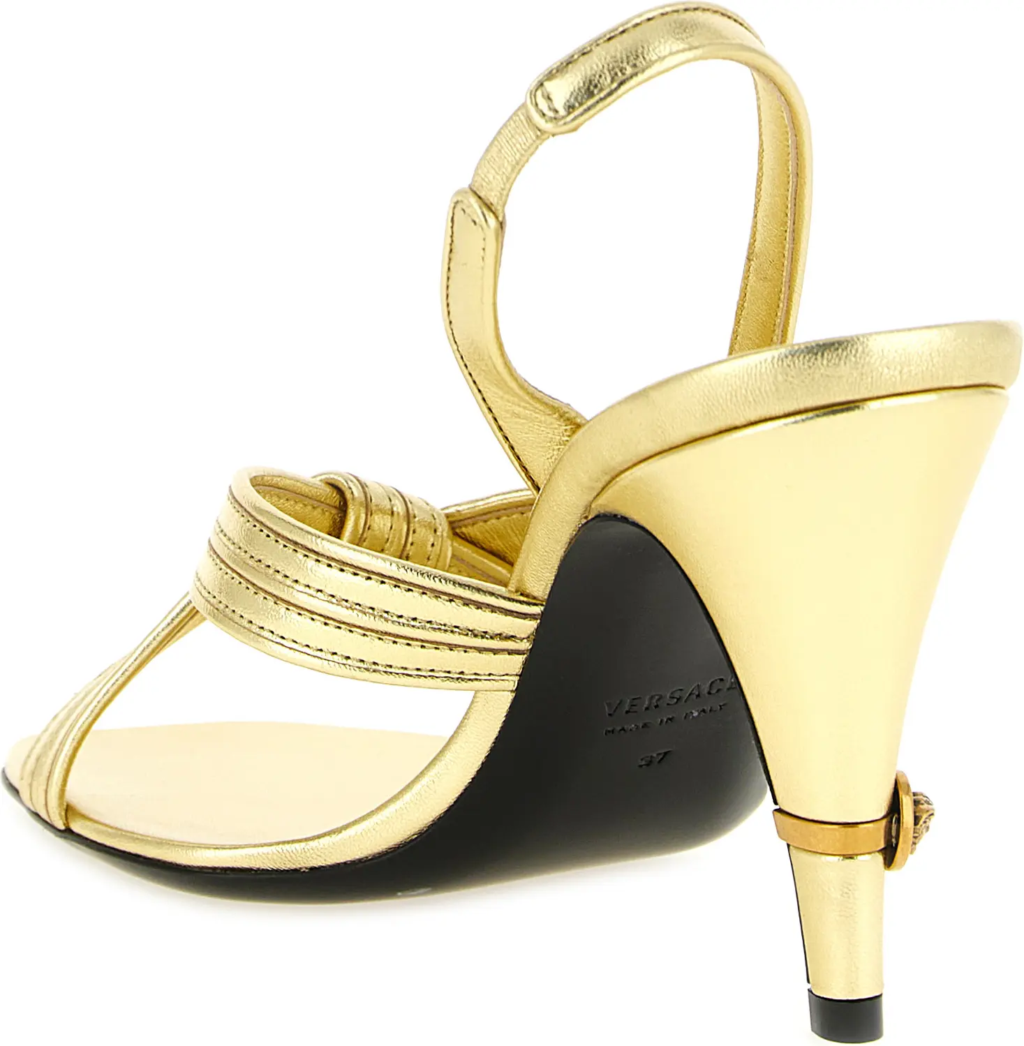Versace Oltin Teri Stiletto Tabani