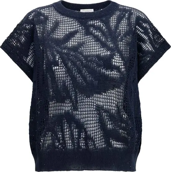 Футболка Brunello Cucinelli Dazzling Water Lillies