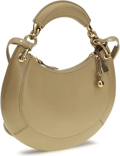 Сумка Chloe Бежевая Коровья Кожа Bos Taurus Сумка на Плечо