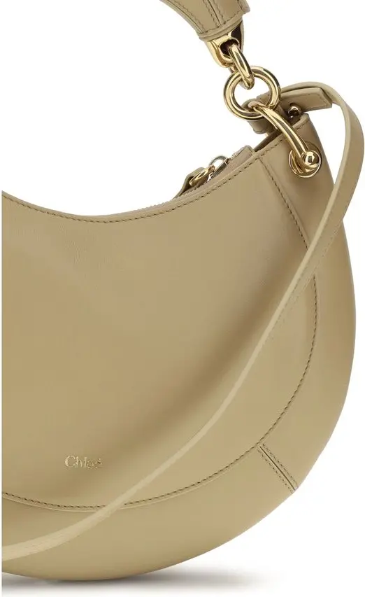 Сумка Chloe Бежевая Коровья Кожа Bos Taurus Сумка на Плечо