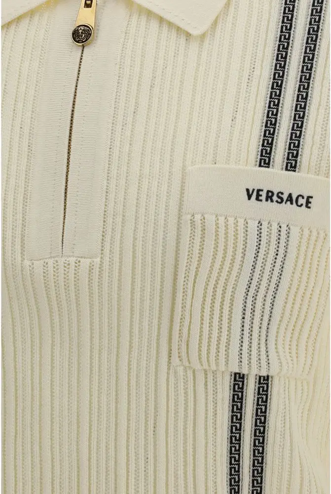 Polo Versace Бежевый Хлопок