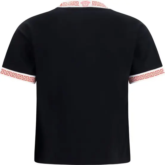 Versace Black Cotton T-Shirt