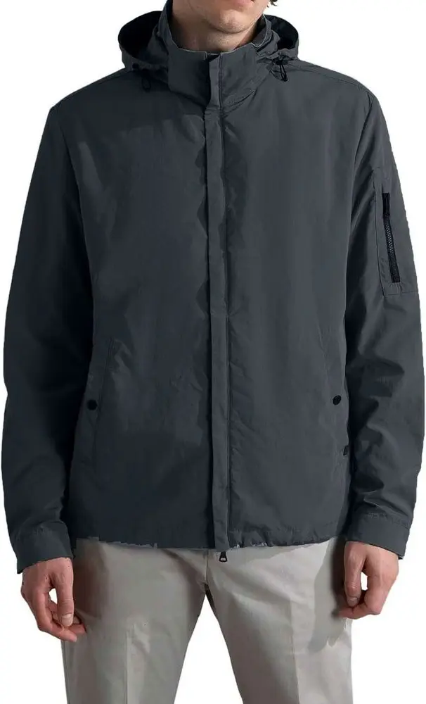 Gray Nylon Shell Jacket Paul & Shark