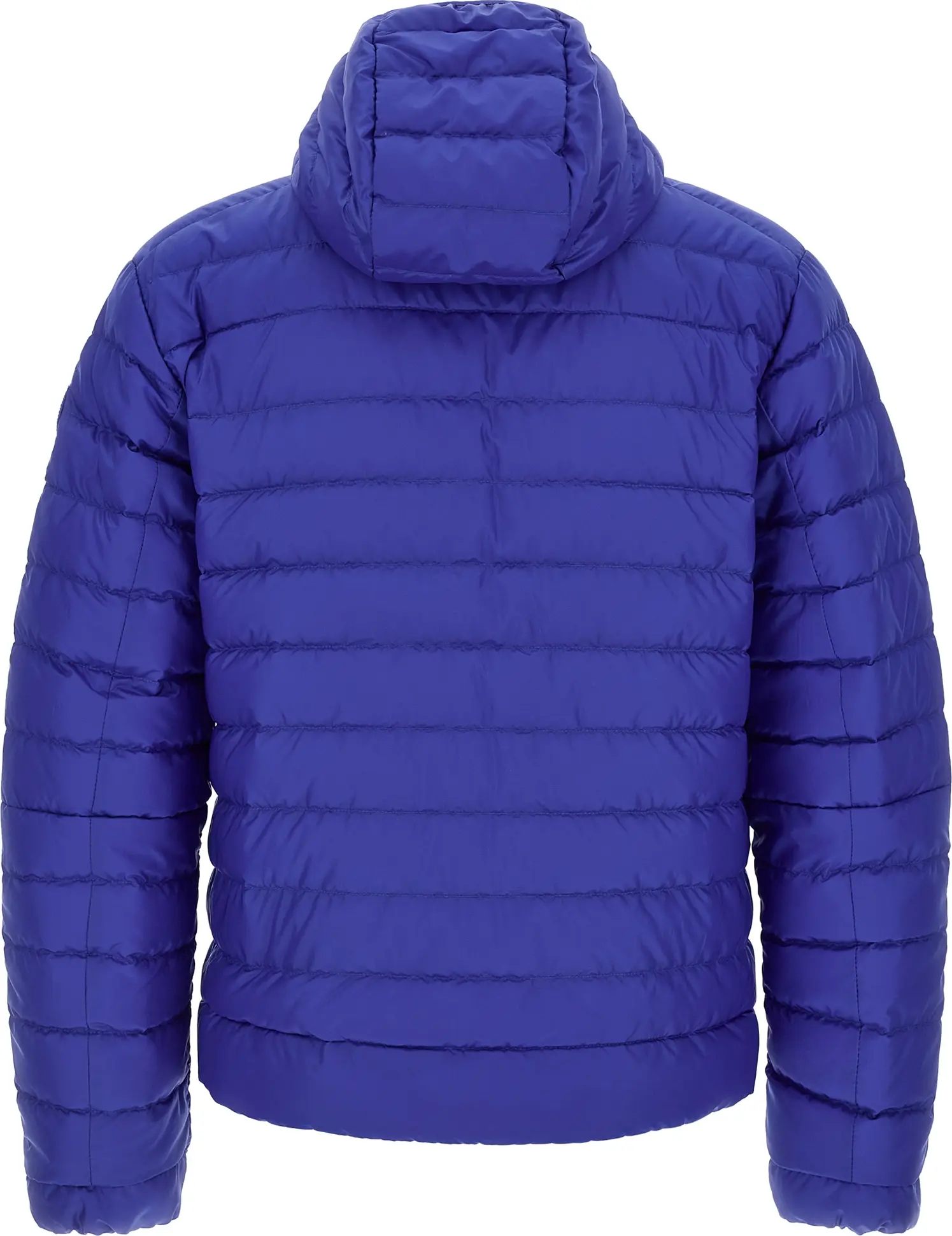 Blue Polyamide Full-Length Jacket