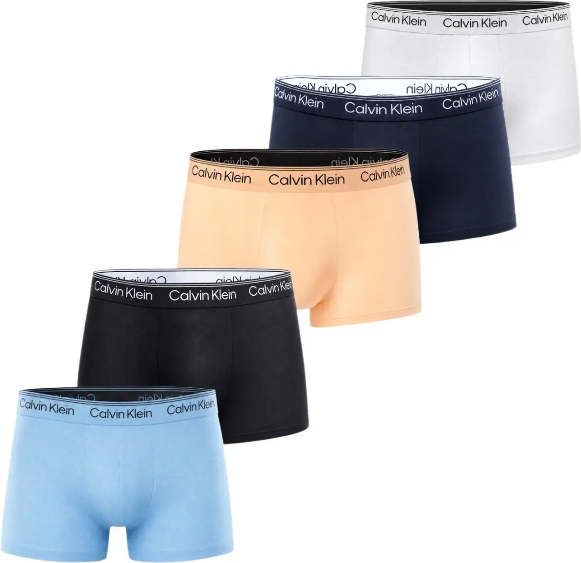 Трусы-боксеры Calvin Klein Underwear Low Rise Trunk 5 пар