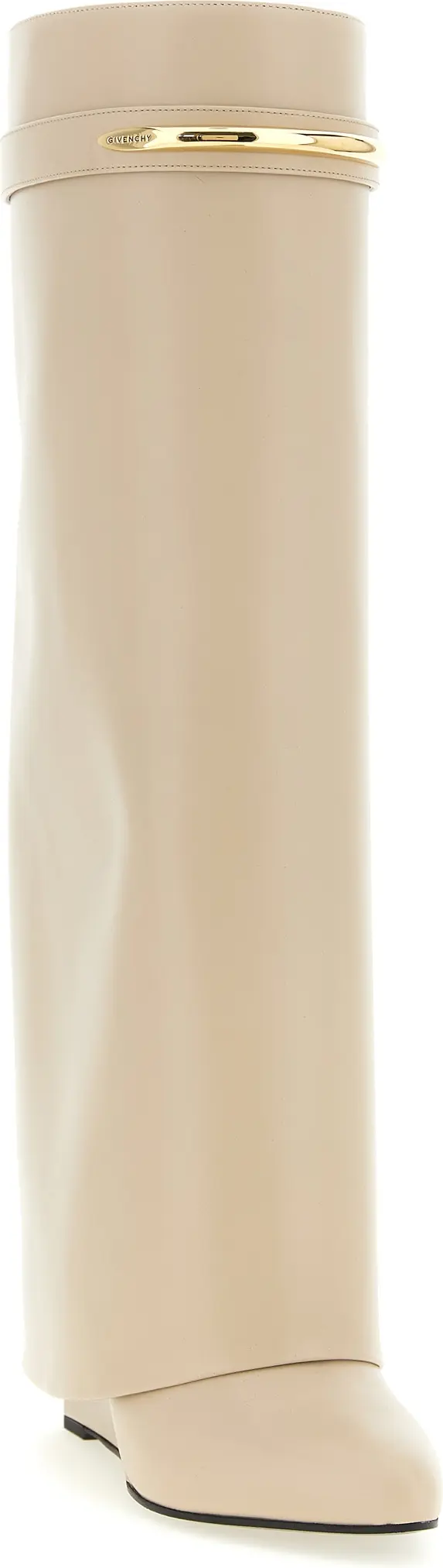 Boots Beige Calfskin Over The Knee Givenchy