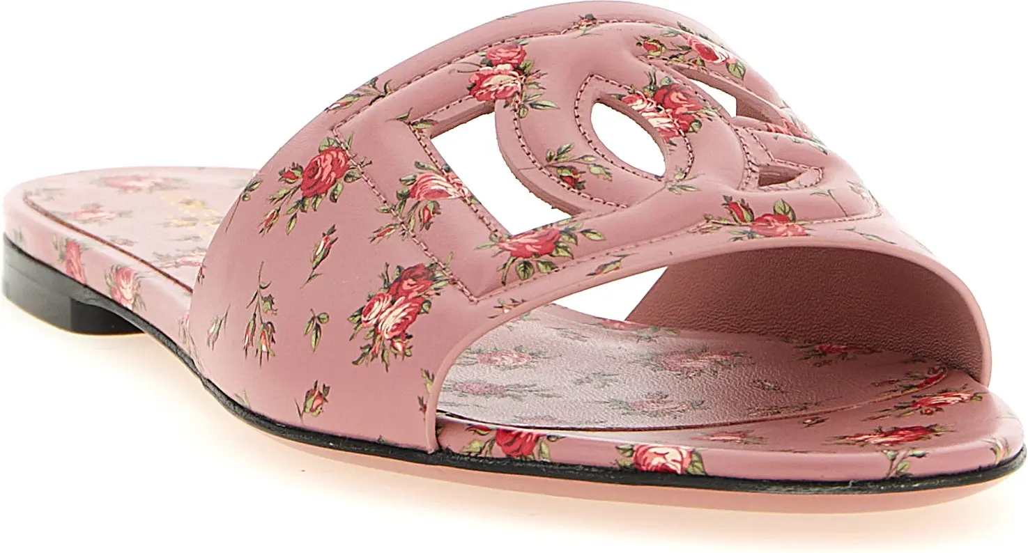 Calfskin Slides Dolce & Gabbana