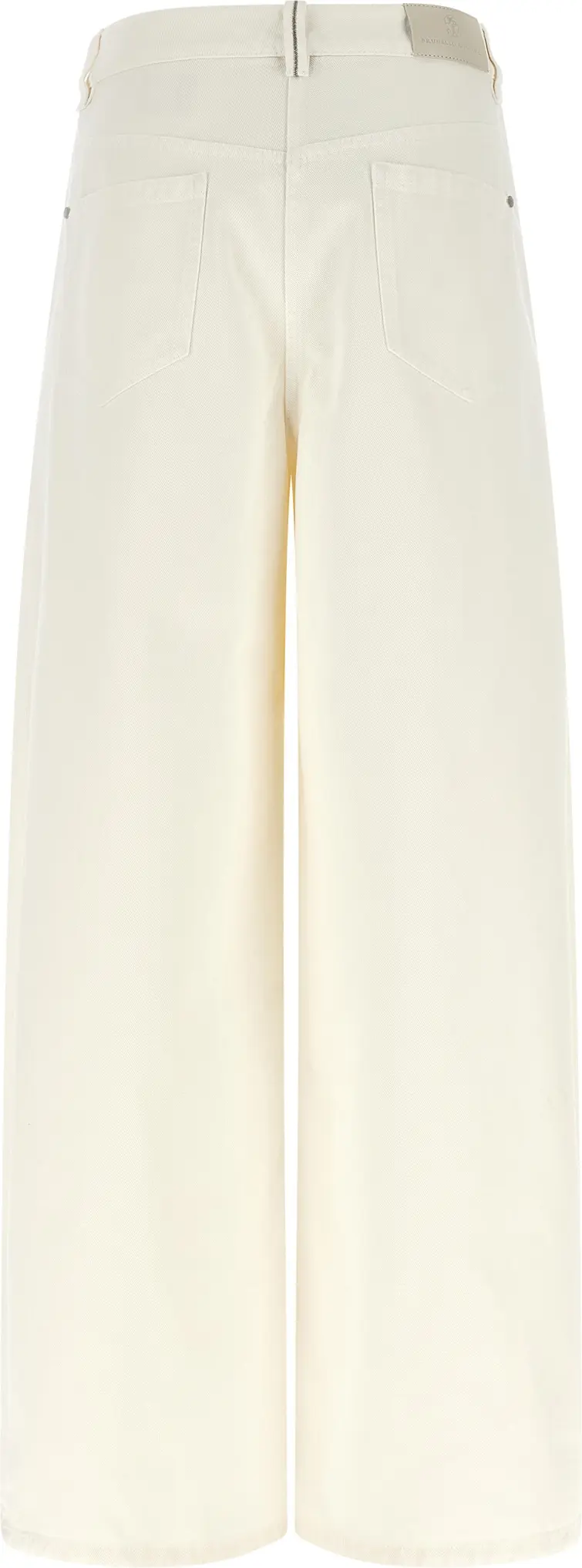 Джинсы Brunello Cucinelli из белого хлопка
