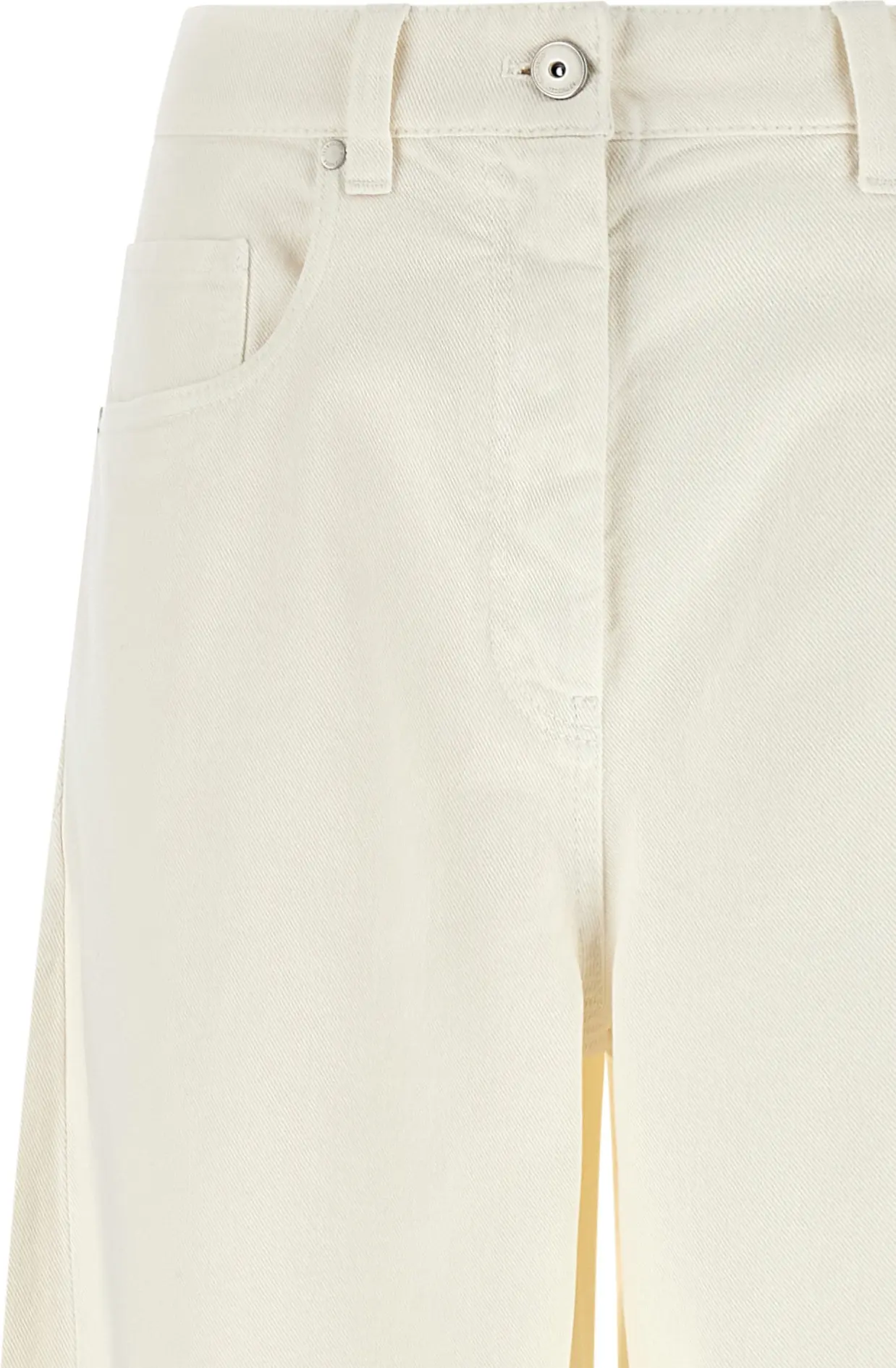 Джинсы Brunello Cucinelli из белого хлопка