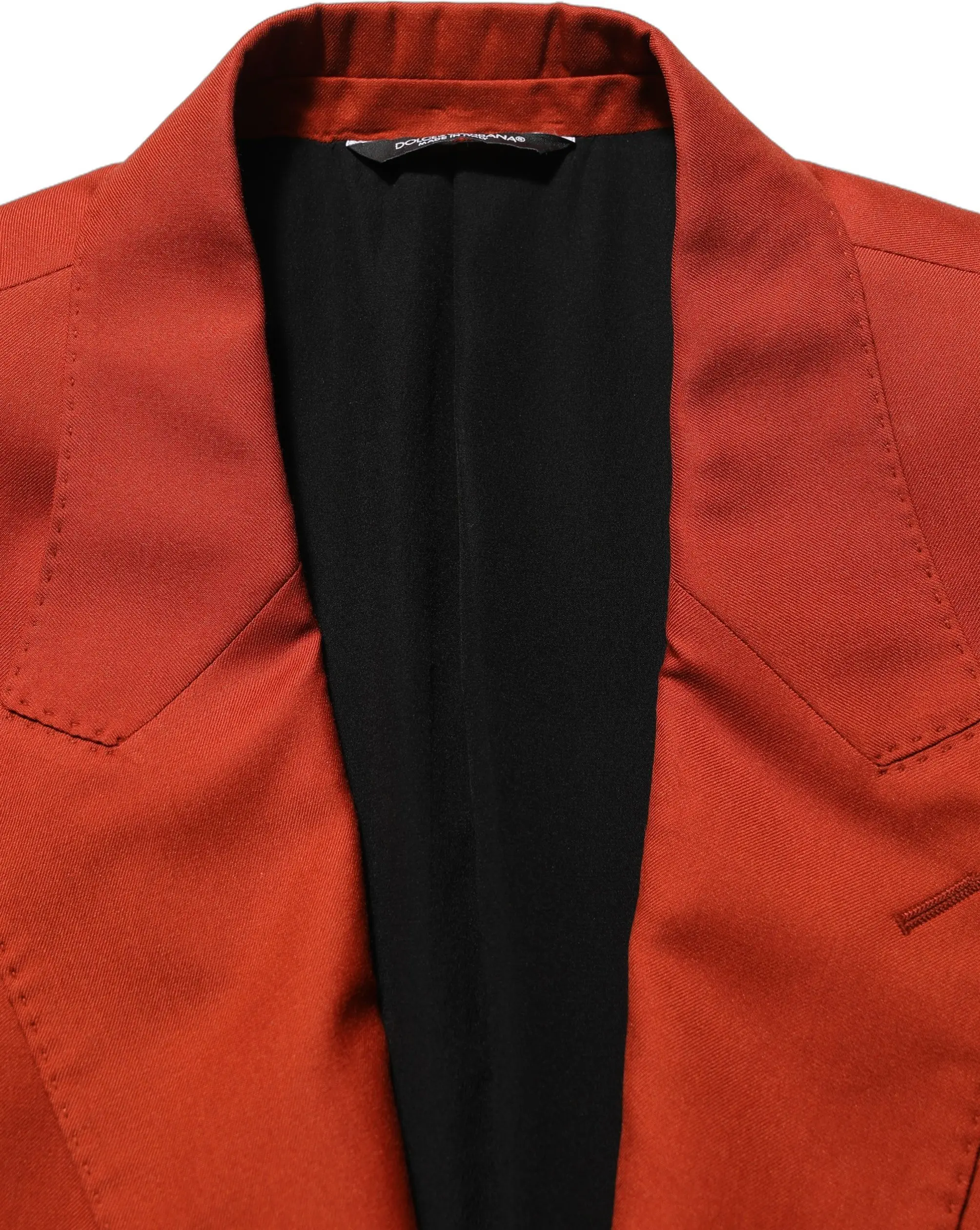 Dolce & Gabbana Qizil Kashemir Blazer Kostyumi