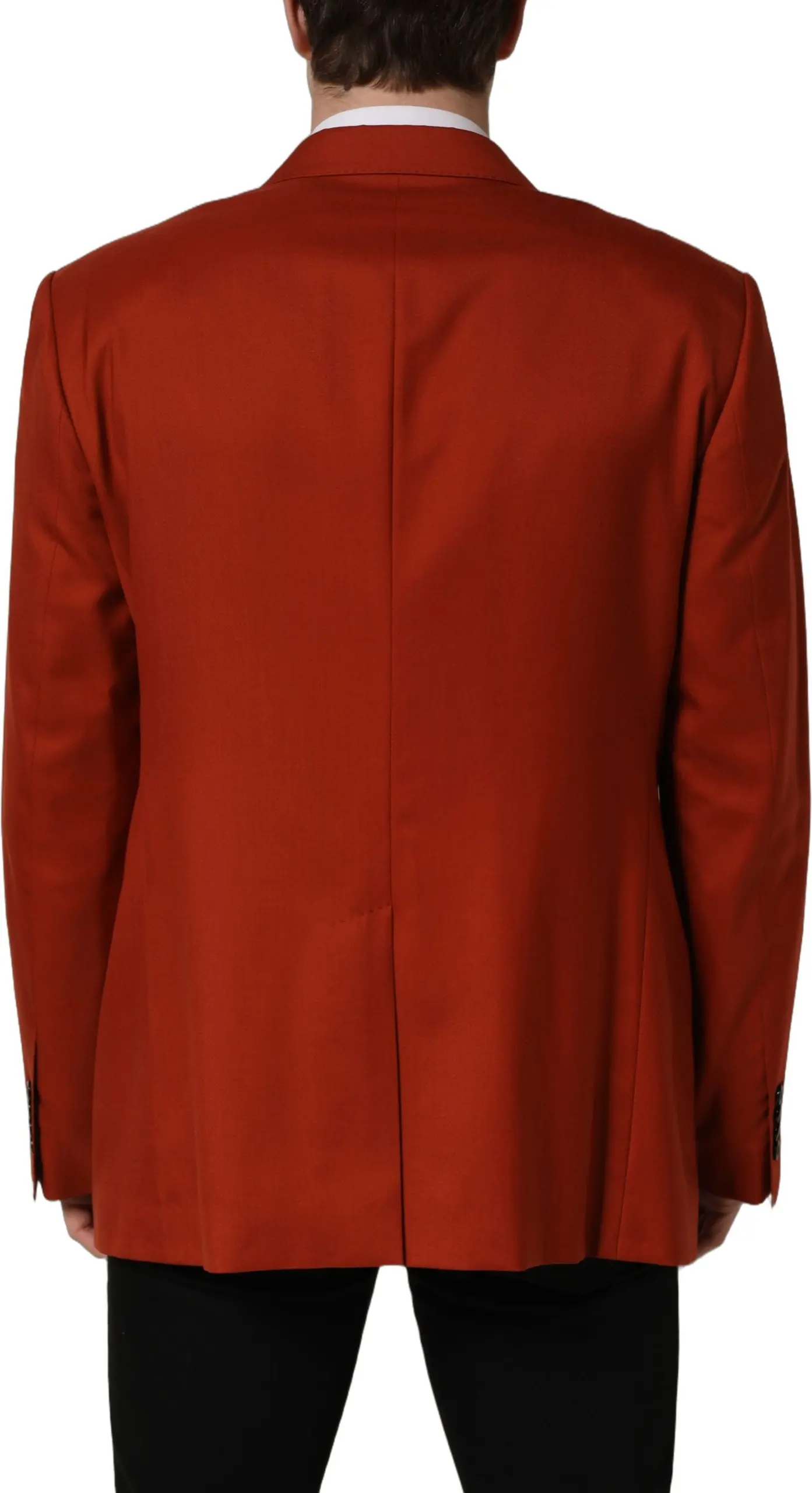 Dolce & Gabbana Qizil Kashemir Blazer Kostyumi