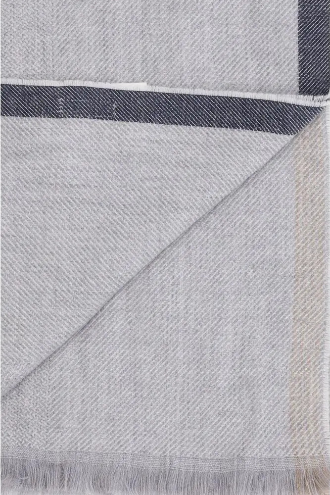 Gray Cashmere Scarf