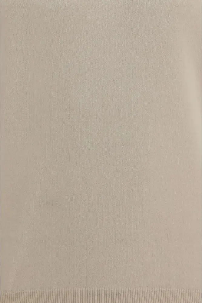 Sweater Brunello Cucinelli Beige Cashmere Turtleneck